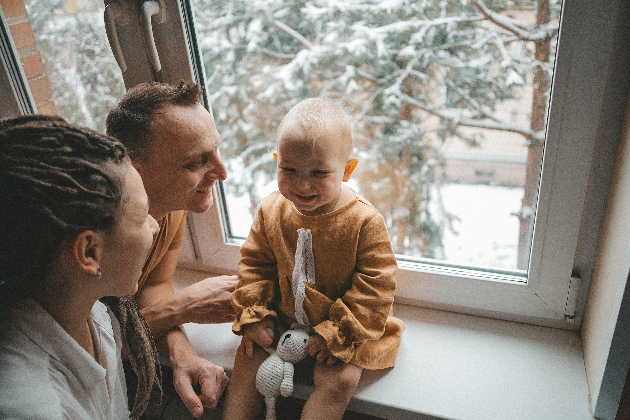 Домашняя Life-съемка для Ани, Антона и Саши. Семейный фотограф в Москве Марина Петра