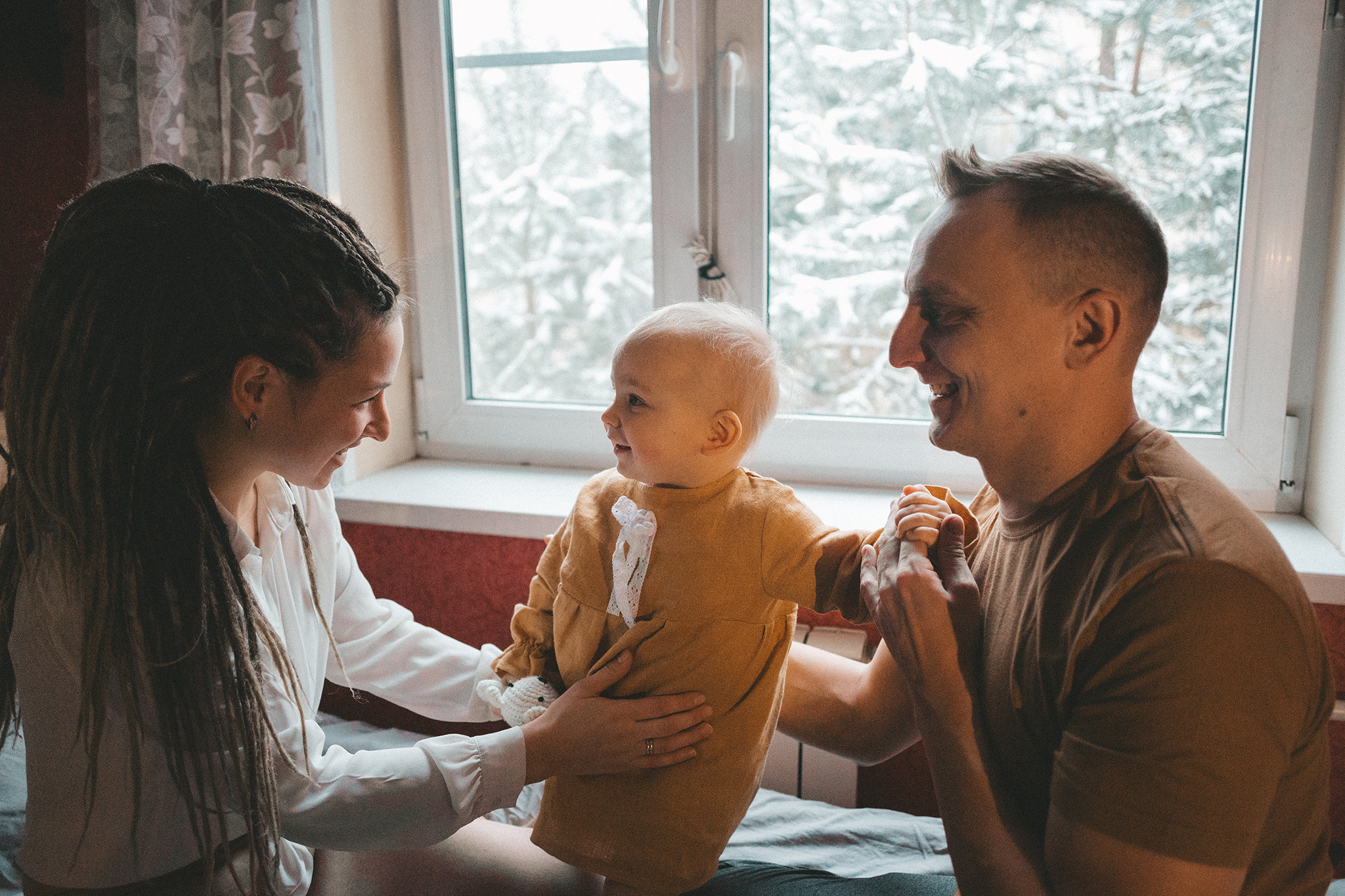 Домашняя Life-съемка для Ани, Антона и Саши. Семейный фотограф в Москве Марина Петра