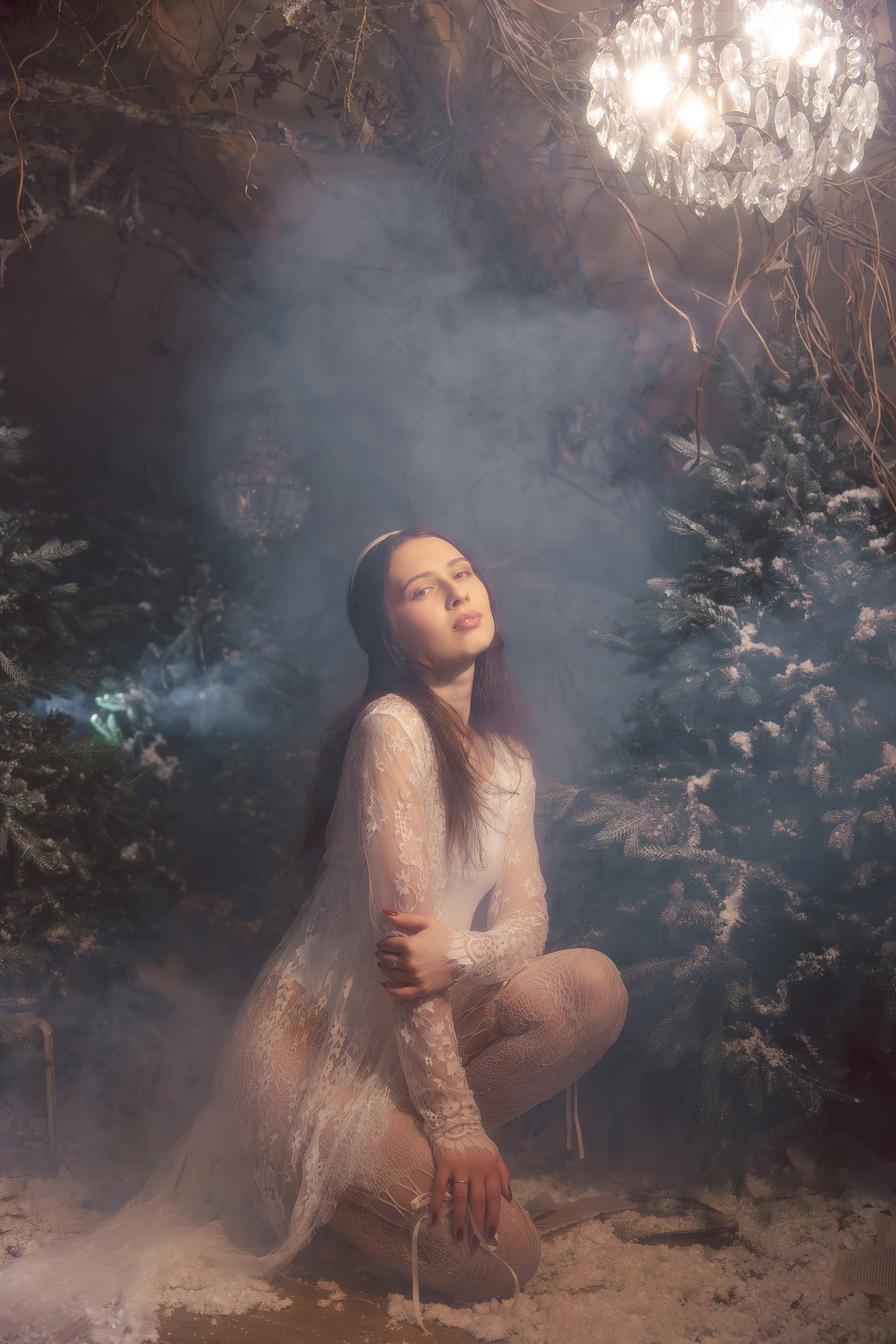 Зимняя сказка на чердаке. Семейный и женский фотограф в Москве Надежда Воробьева