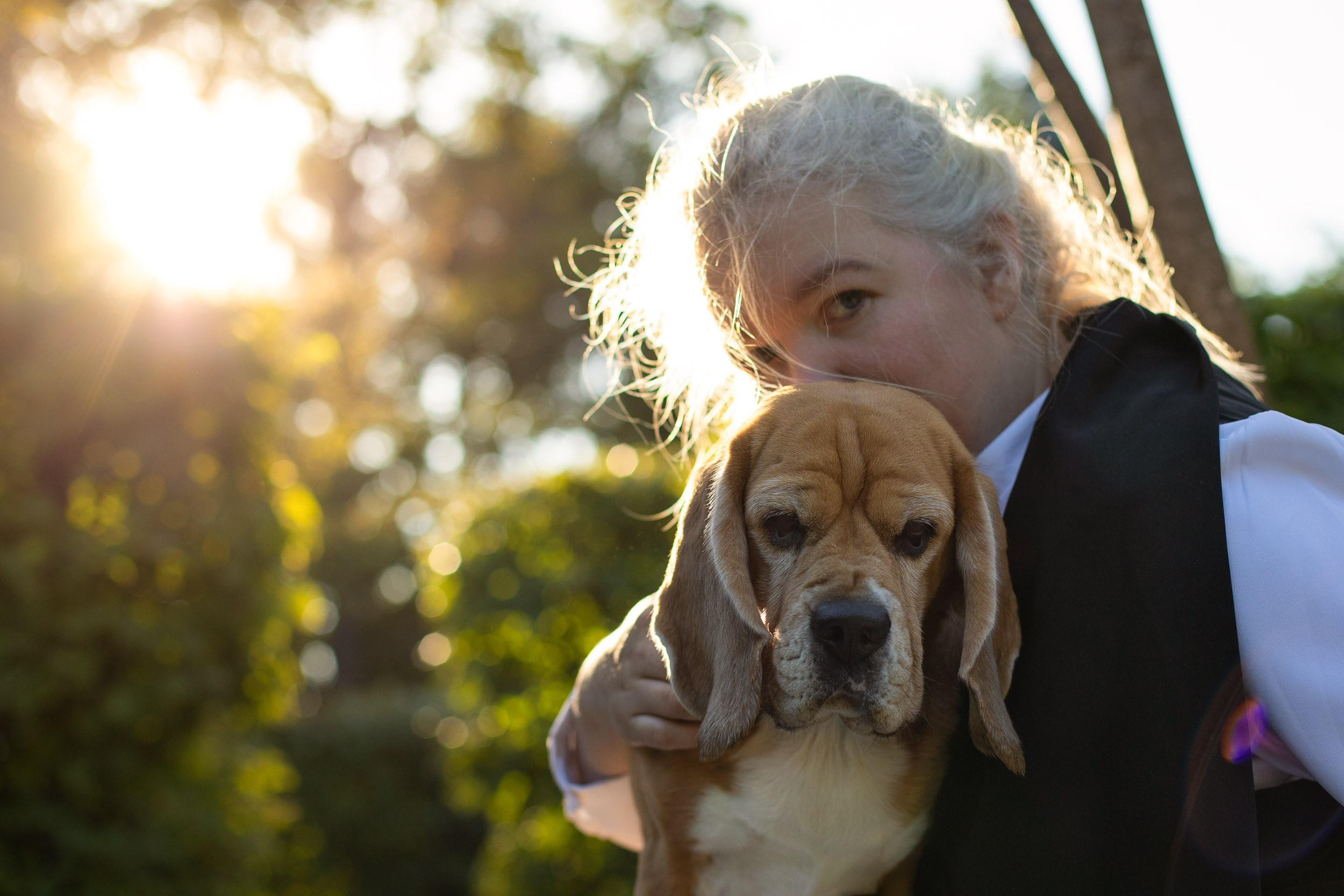 Фотопрогулка с Татьяной и биглем Евой. Фотограф-анималист в Москве и Московской области Татьяна Фролова