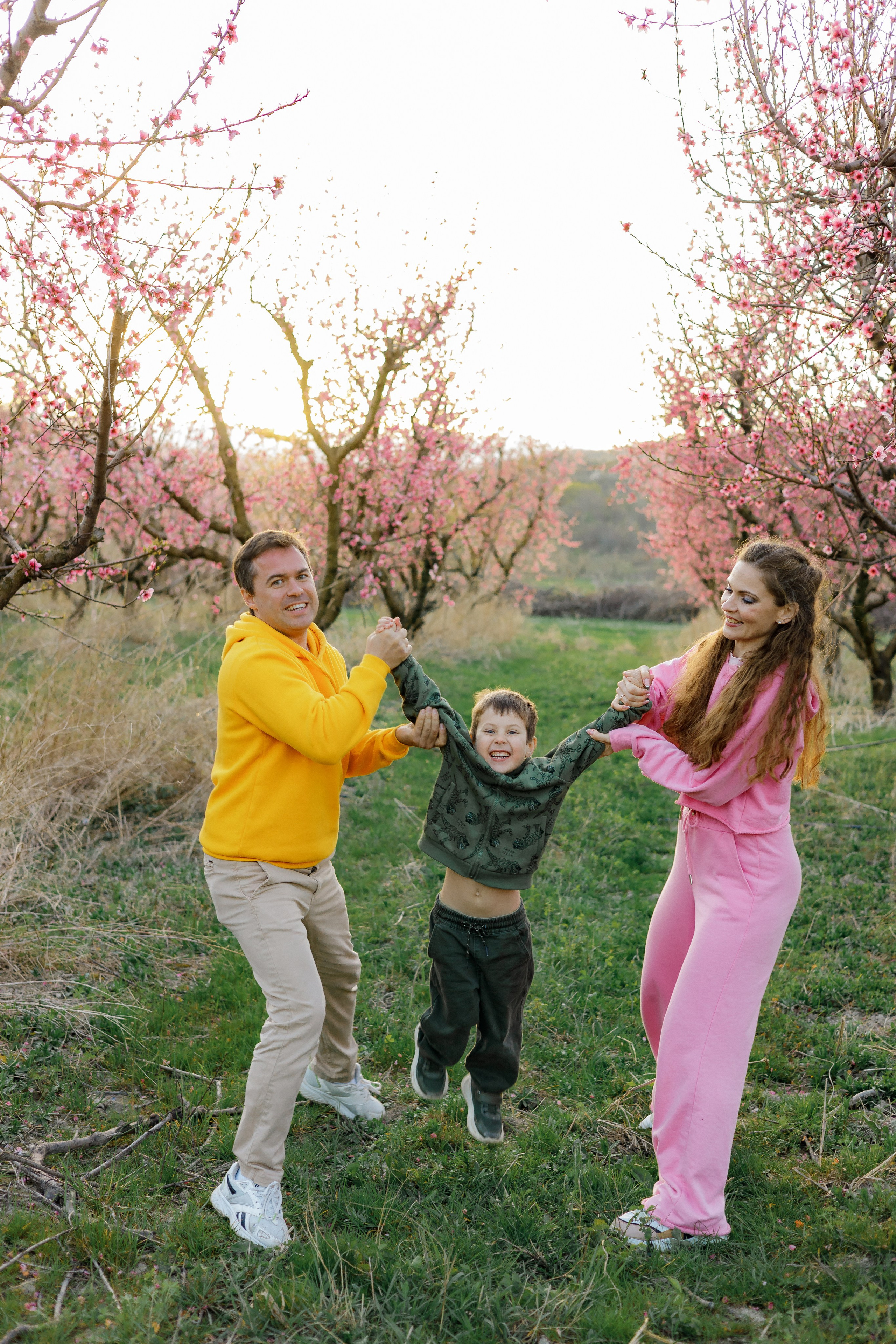 Закат в персиковом саду