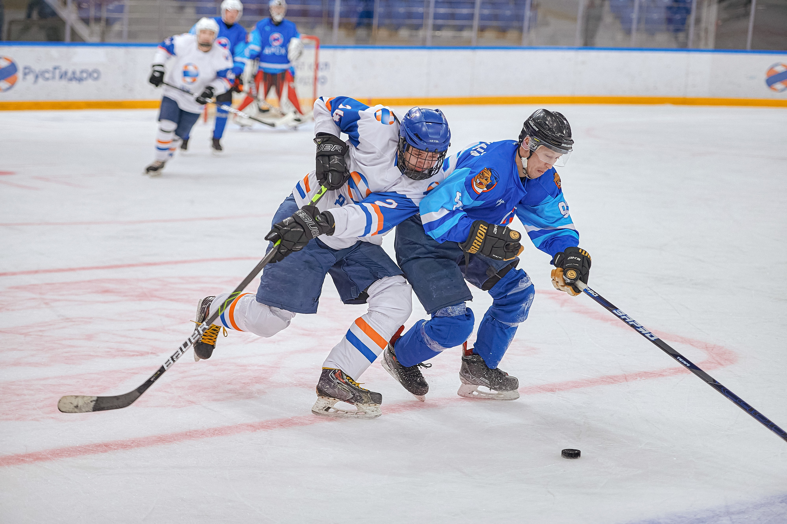 Портфолио репортажной фотосъёмки: Кристалл арена — Хоккей — РусГидро. Фотограф Яковлев Роман — Красноярск