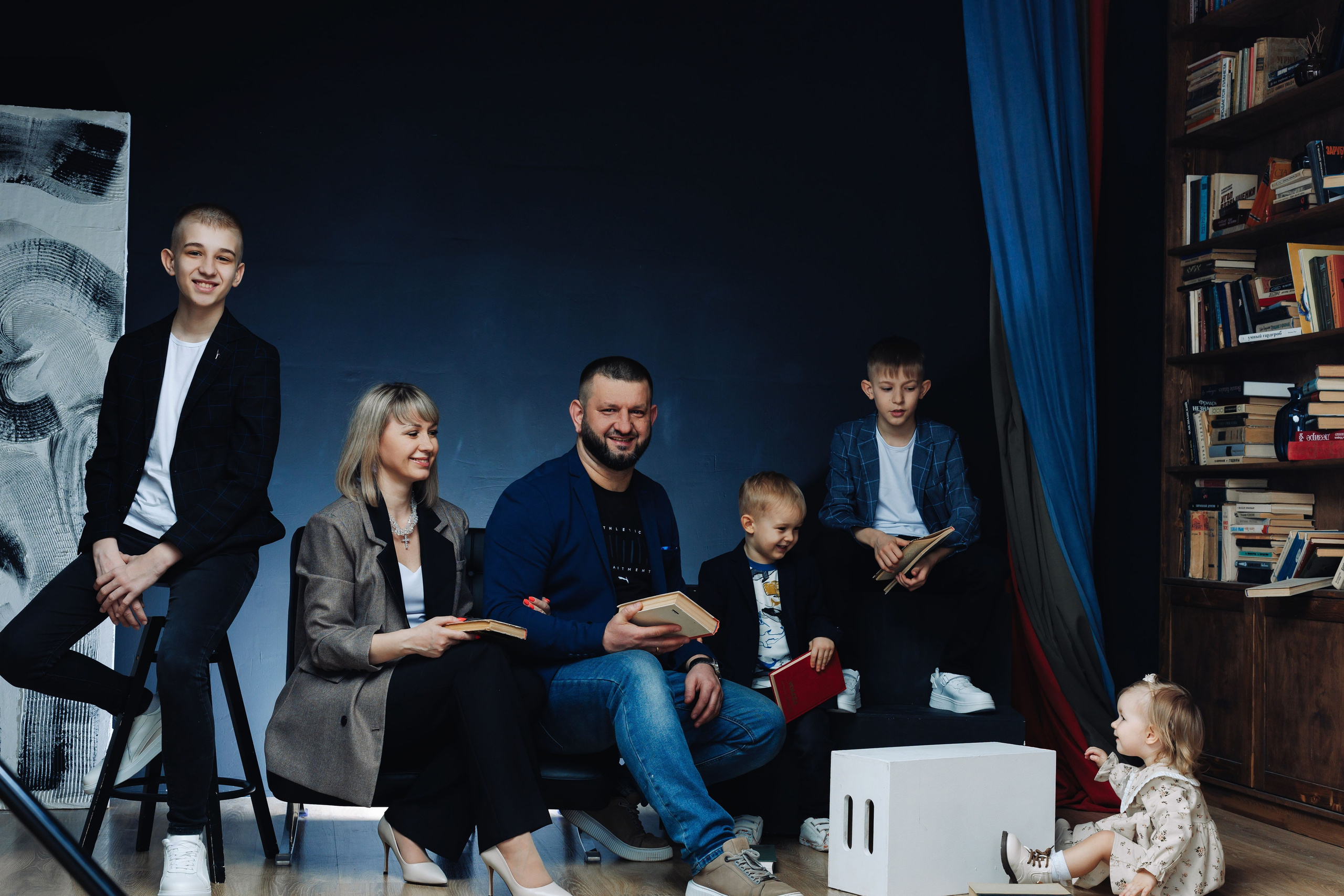 Предновогодняя  семейная съёмка 