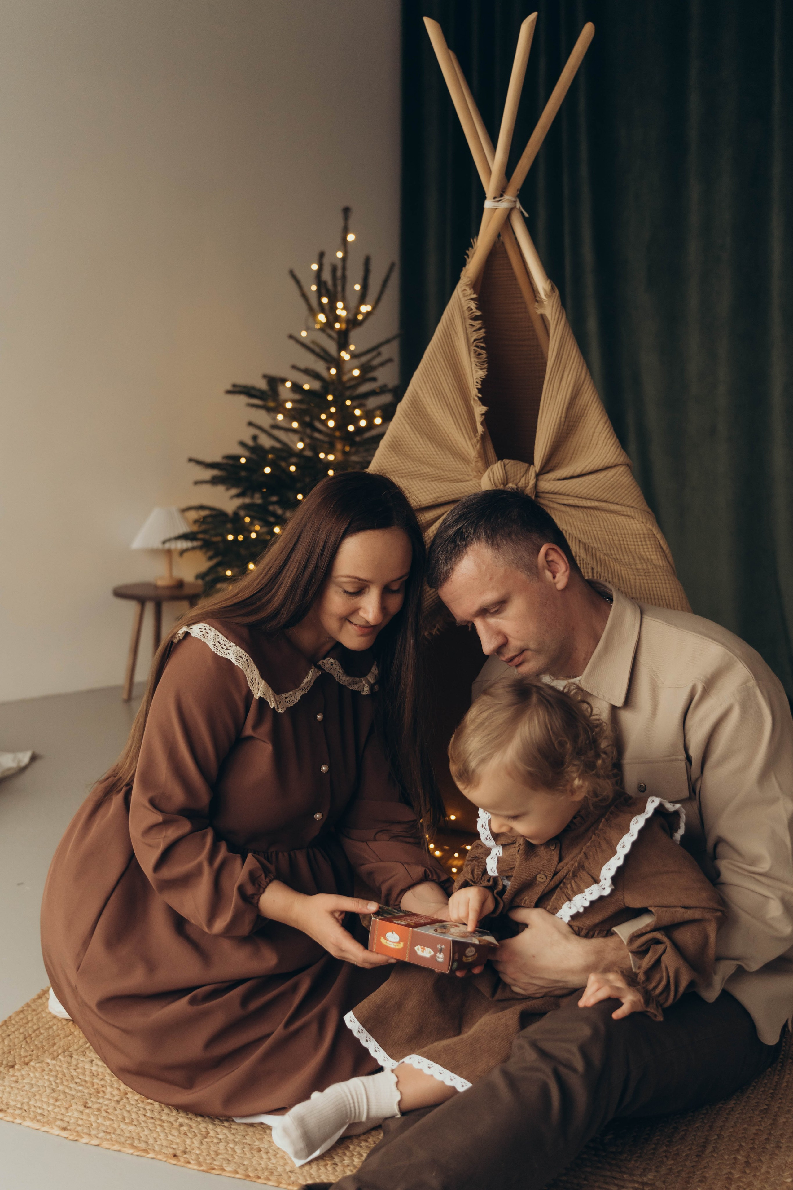 Екатерина, Николай и малышка Аня