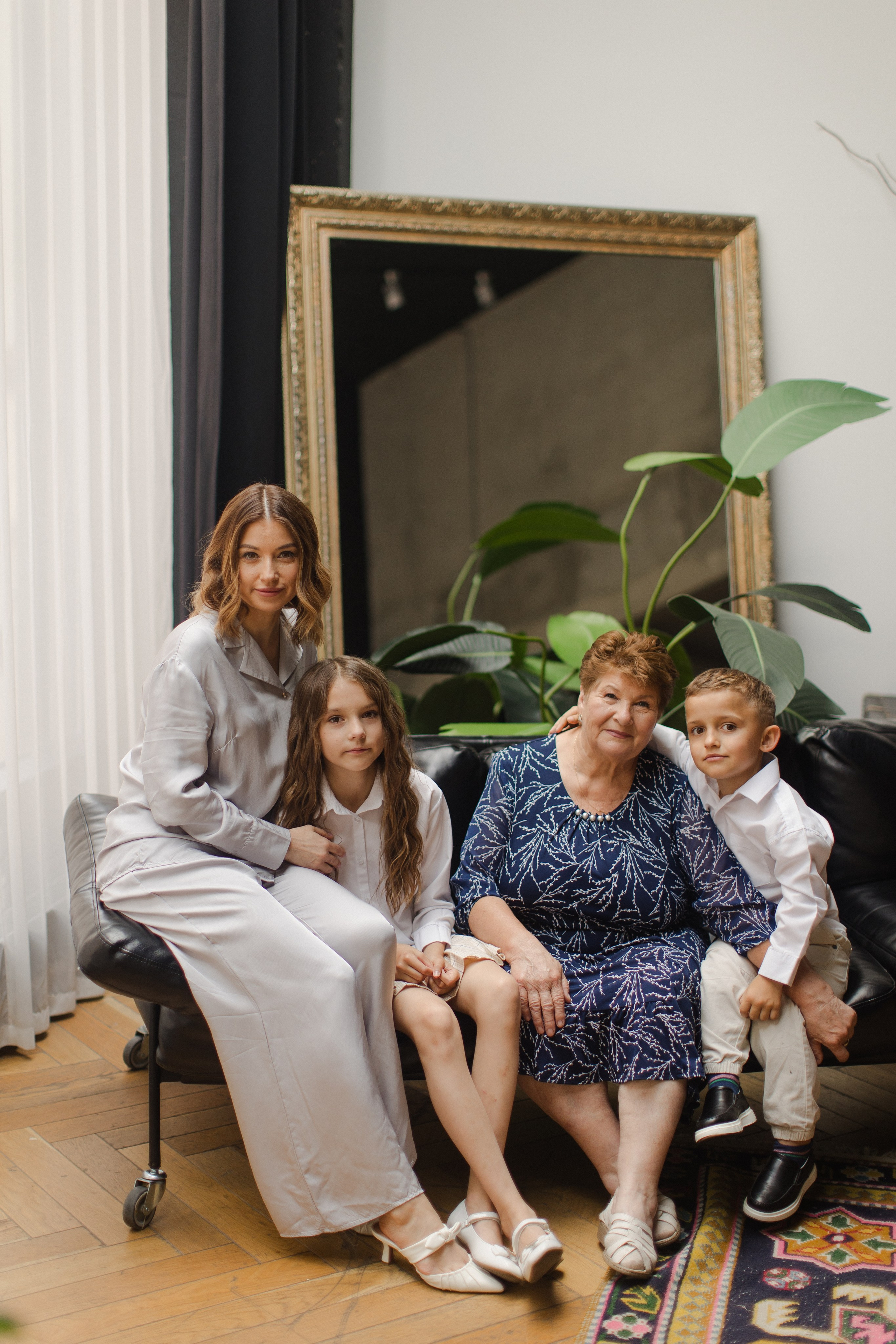 Катя с семьей. Семейный и детский фотограф в Москве Кузьмина Мария