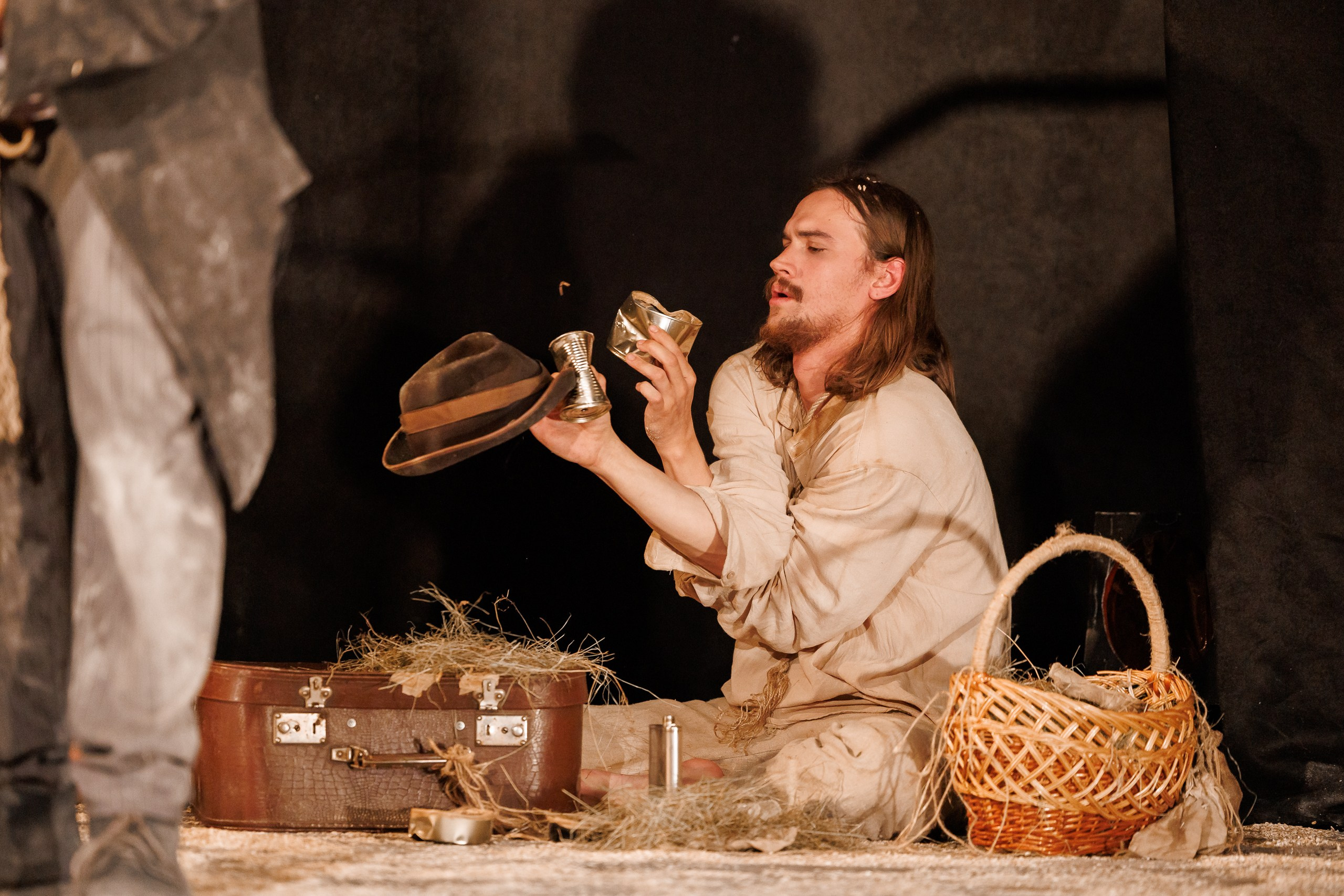 Спектакль «В ожидании Годо» от театра Д. Лица в СПб. Фотограф в Санкт-Петербурге — Сергей Петров