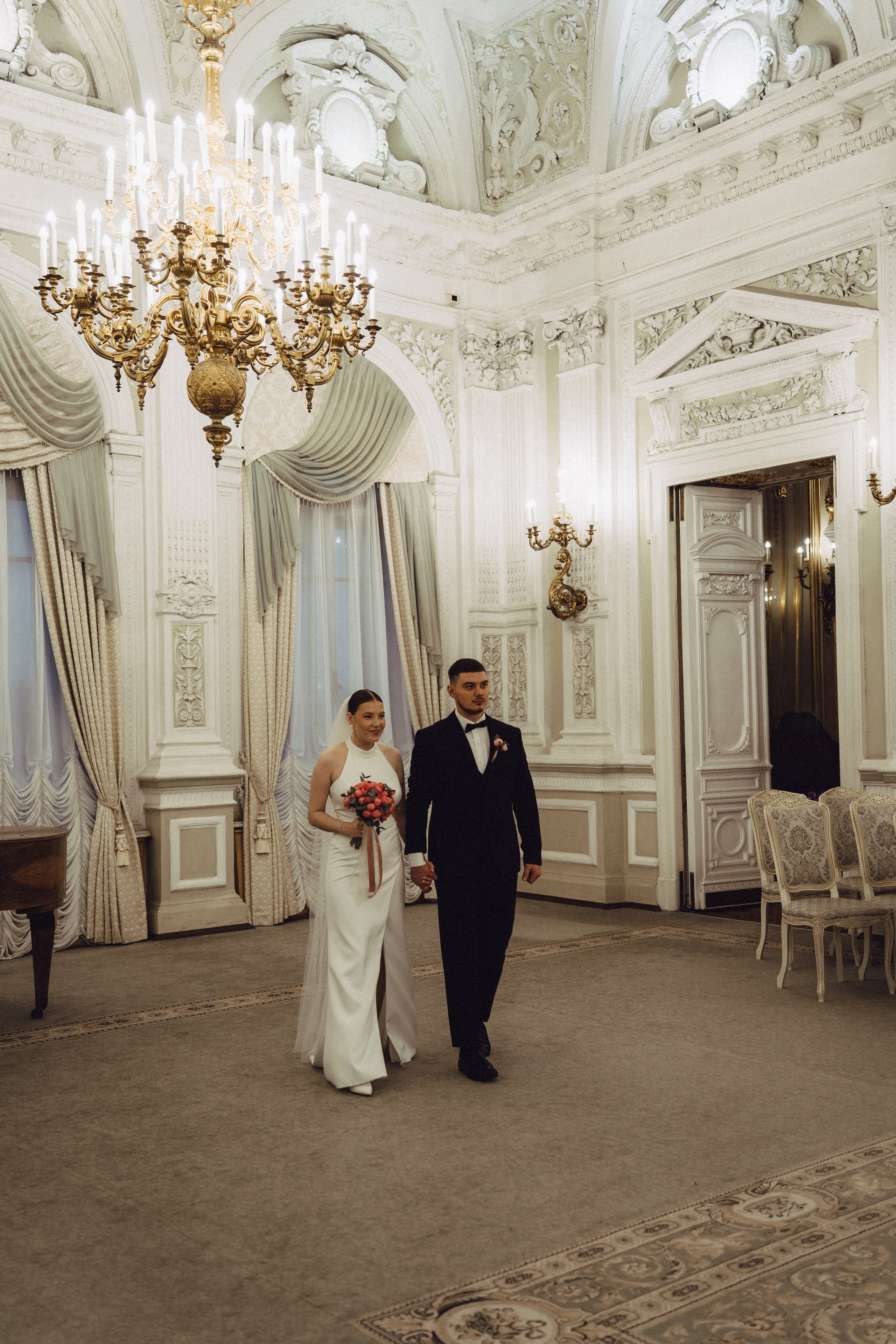 СВАДЕБНАЯ СЬЕМКА В ПЕВОМ ДВОРЦЕ БРАКОСОЧЕТАНИЯ. Профессиональный фотограф, Санкт-Петербург — Виктория Богомолова