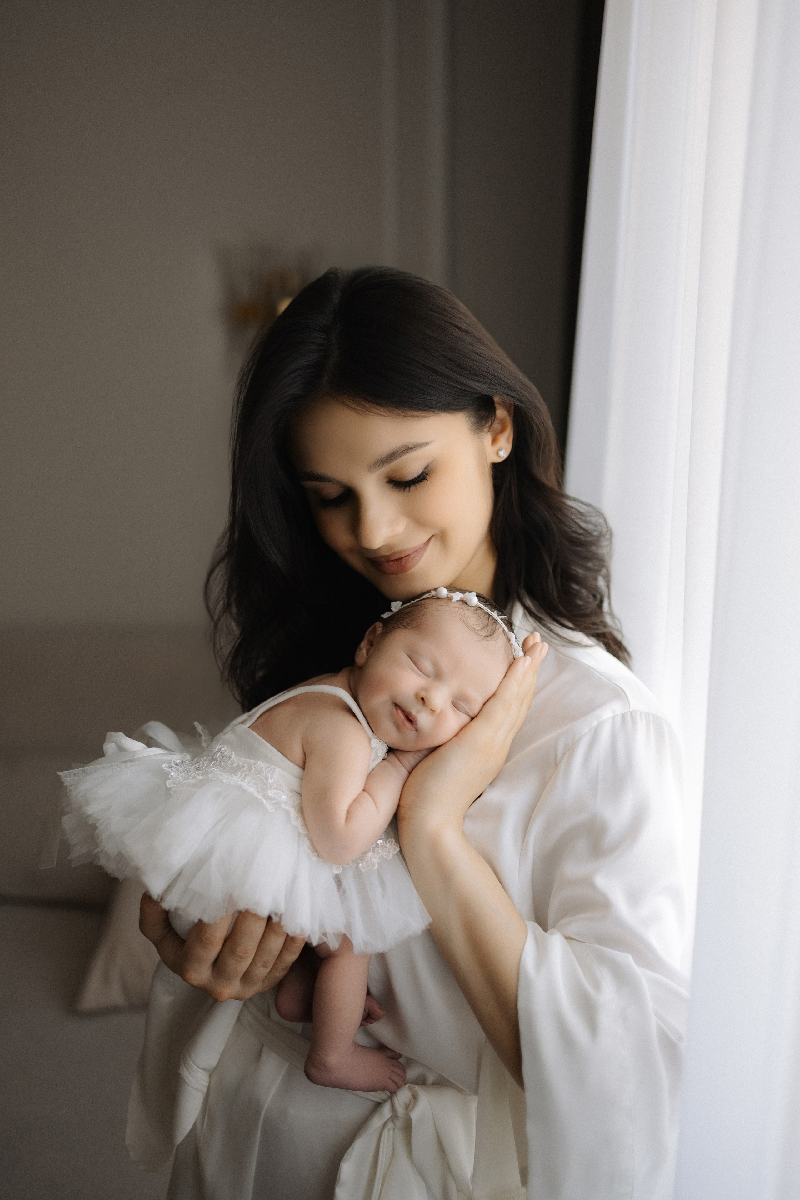 Ариана 4 дня. Фотограф новорождённых Newborn Москва