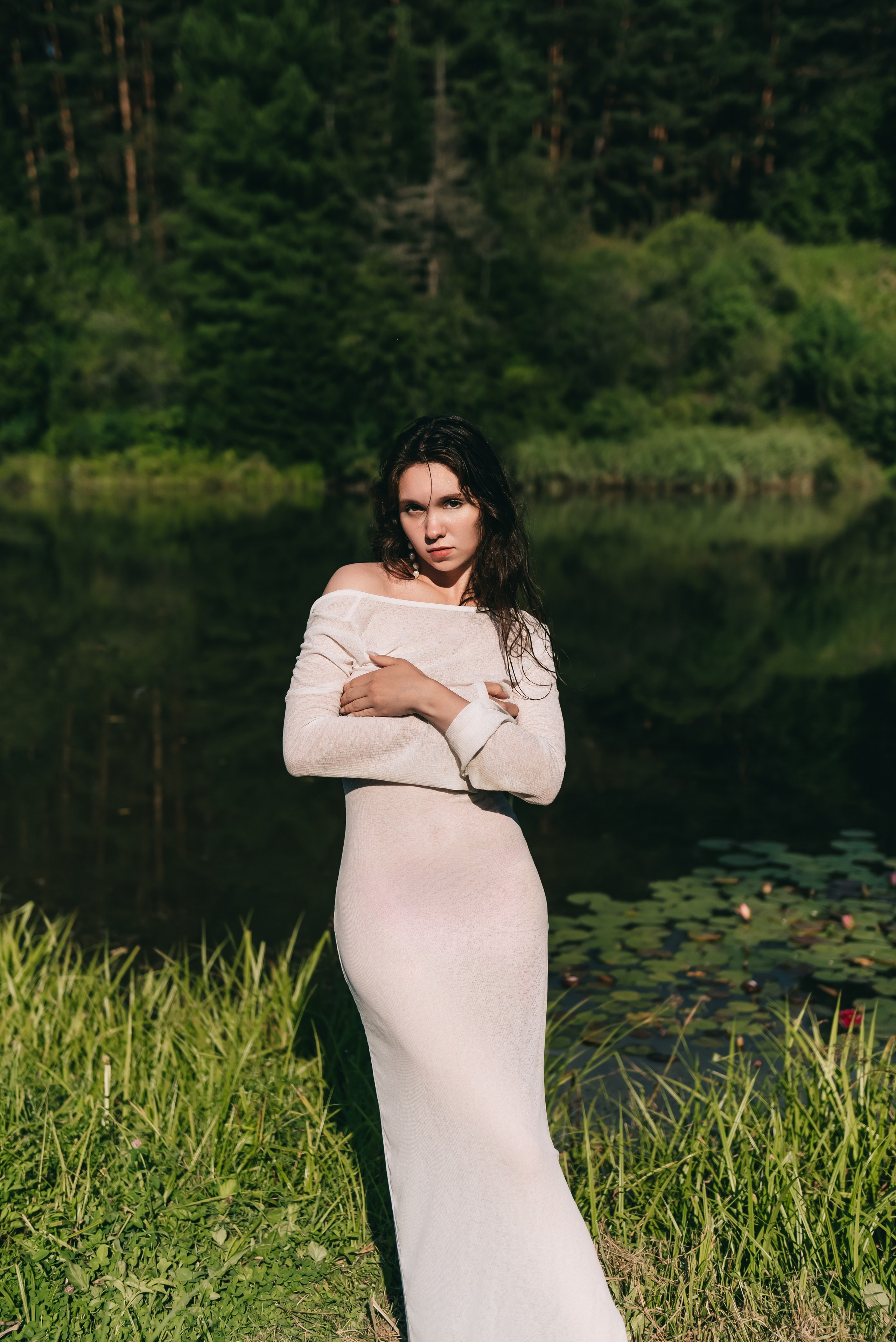 Фотосессия с кувшинками в Таёжной Заимке в г. Кемерово