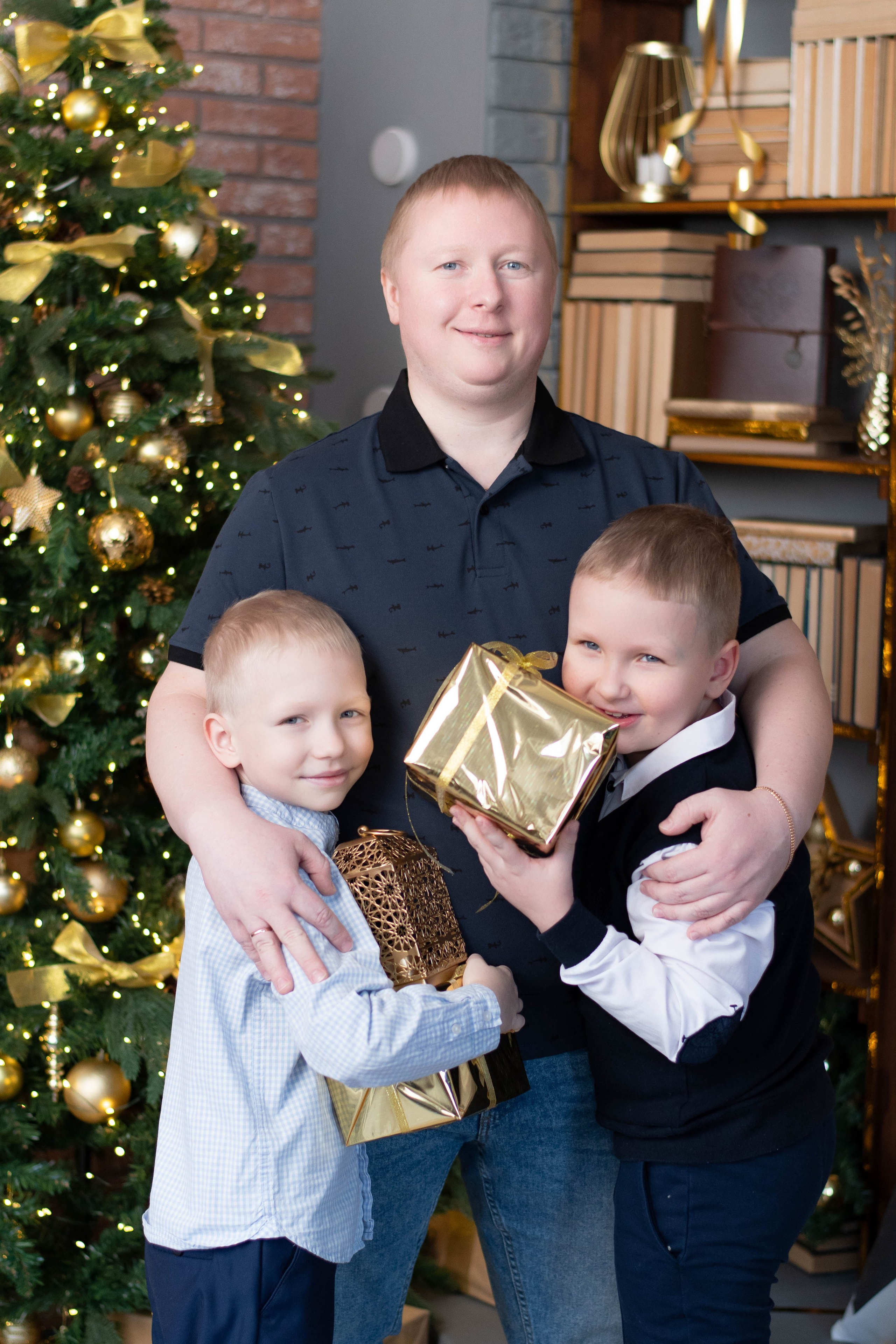 Гришины. Студийная съемка. Екатерина Бикбаева фотограф, видеограф, медиа-продюсер