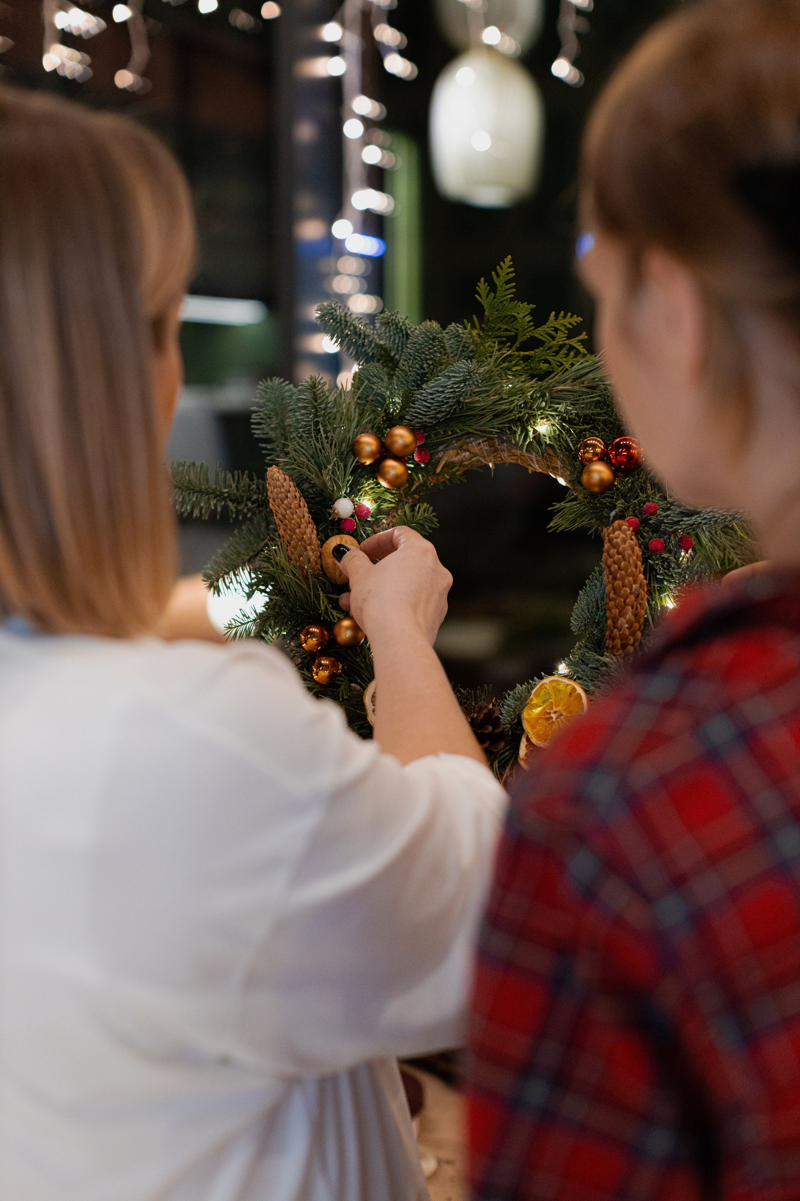 Мк свечи и венок (новогодний корпоратив). Анастасия Ракчеева Художник