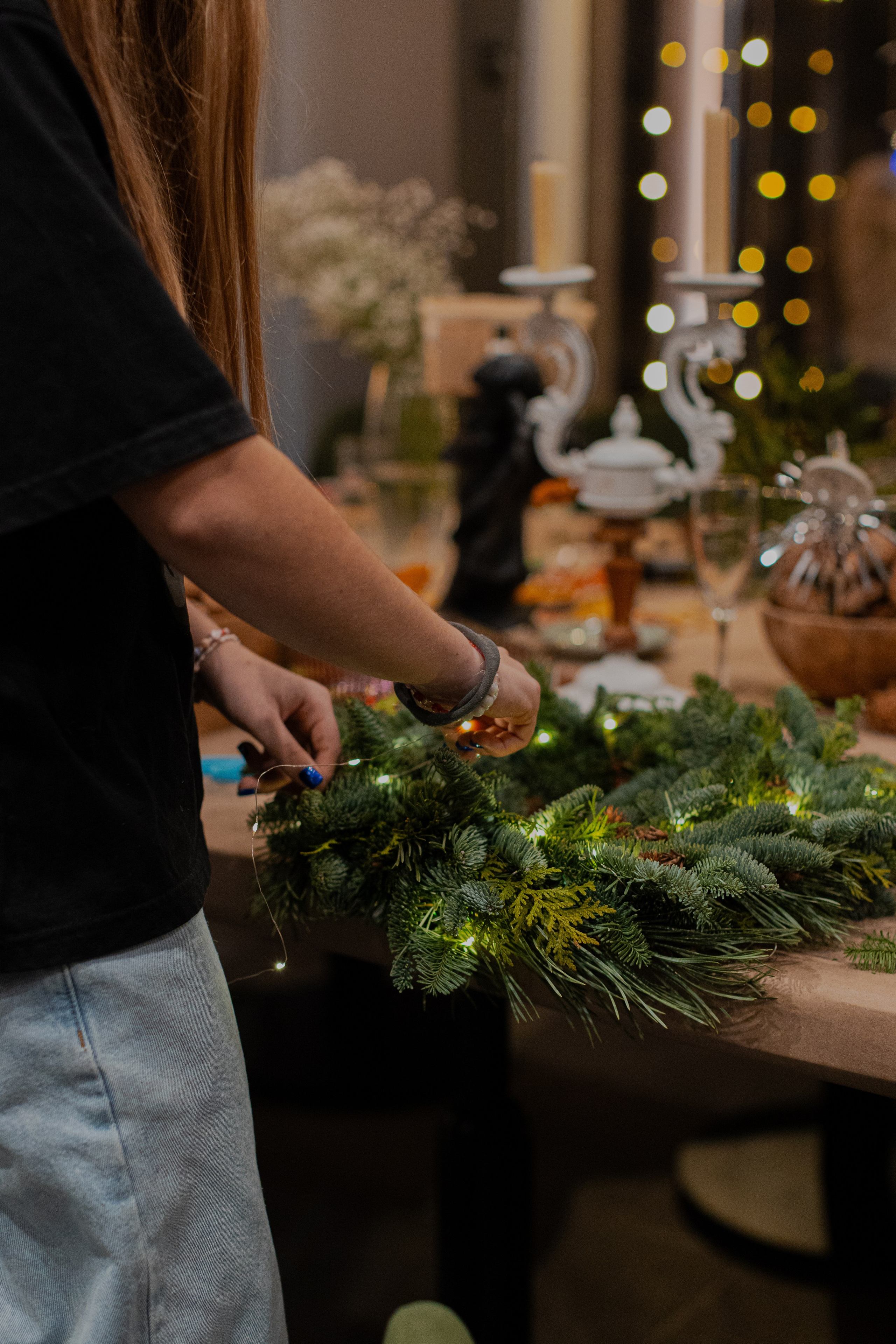Мк Новогодний Венок. Анастасия Ракчеева Художник