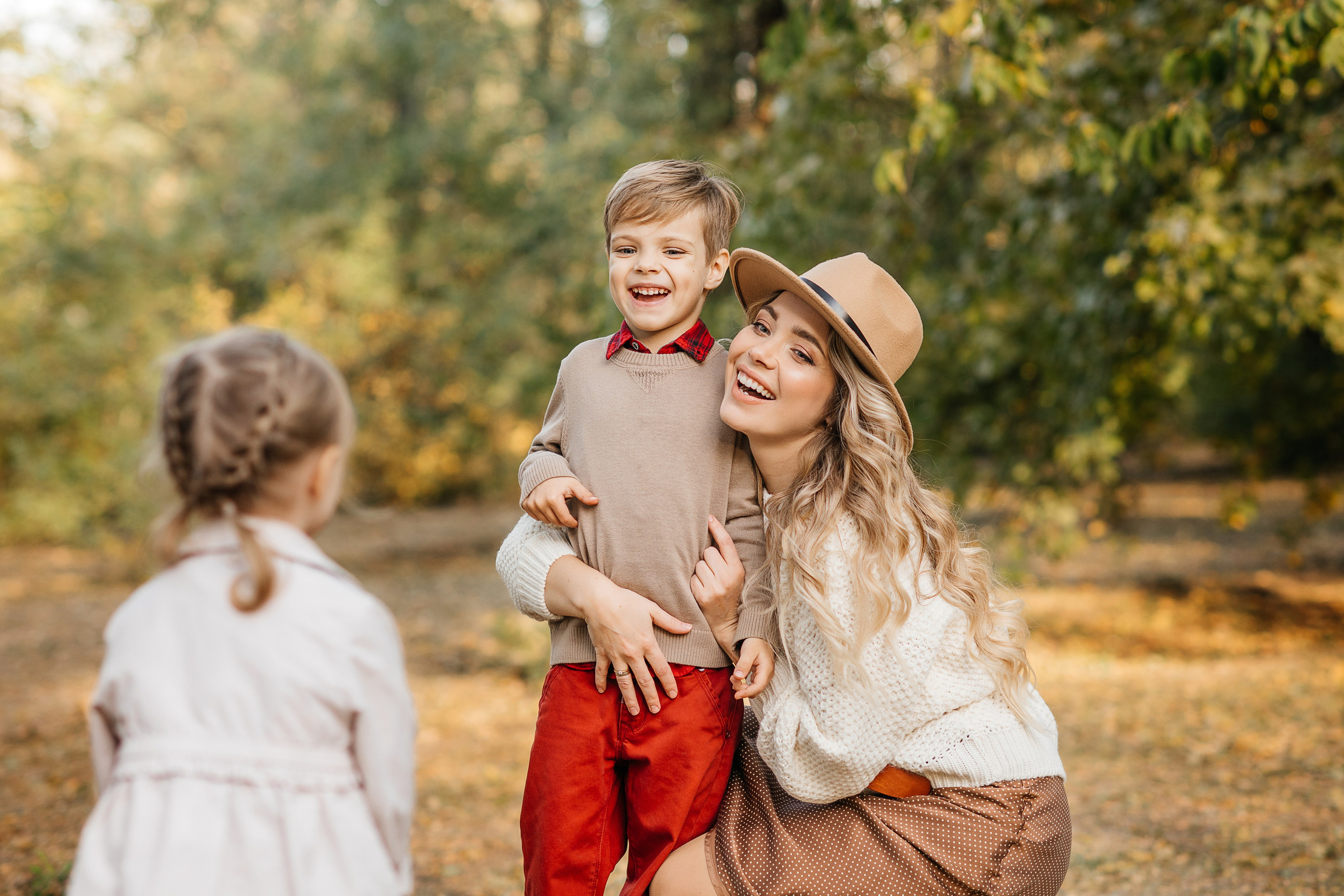 Осенняя прогулка семьи. Свадебный и семейный фотограф Надежда Соловьева
