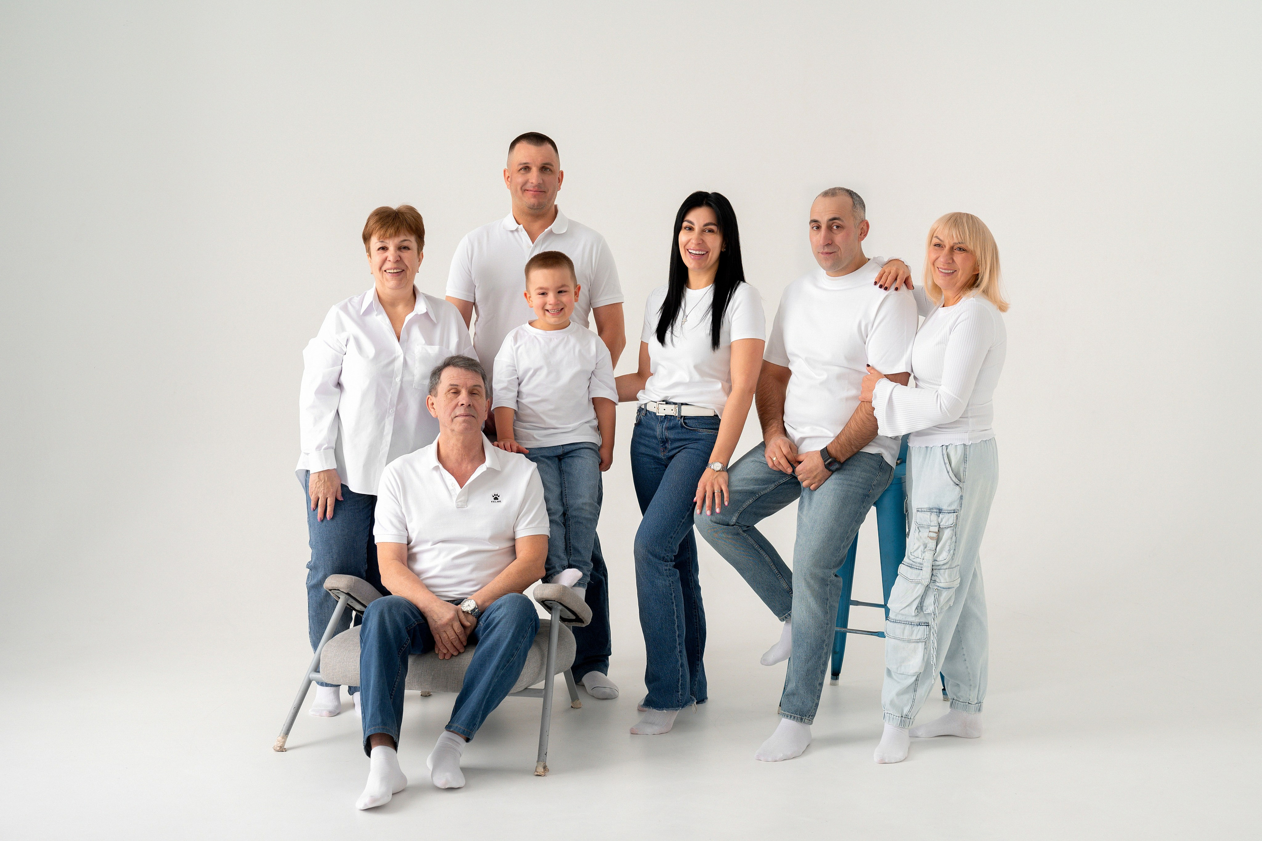 Фотосессия Большой Семьи. Фотограф Юлия Кондратьева