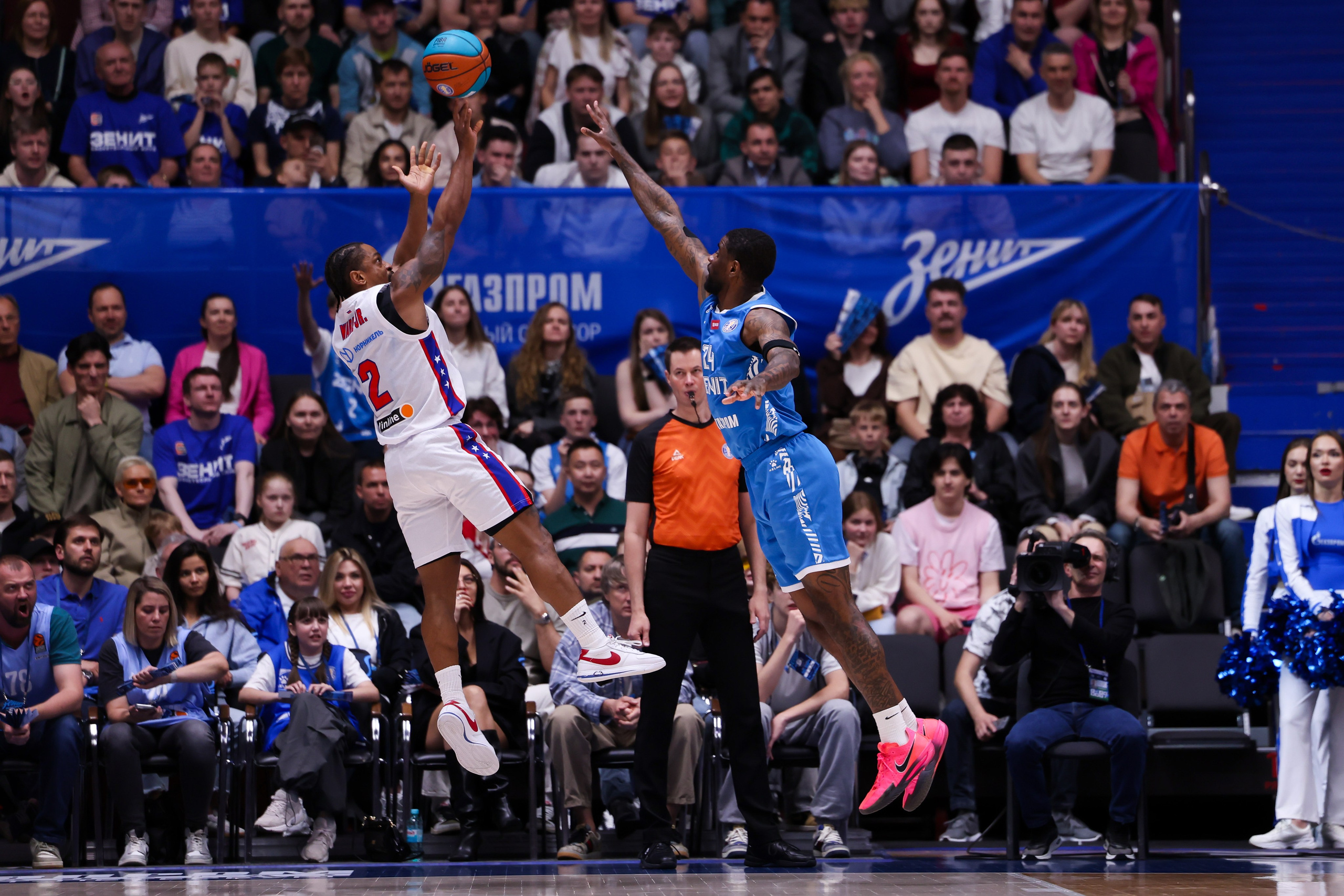 БК «Зенит» — ПБК «ЦСКА» финал ЕЛ ВТБ 5 игра 06.06.2025. Спортивный и репортажный фотограф Антон Тереханов