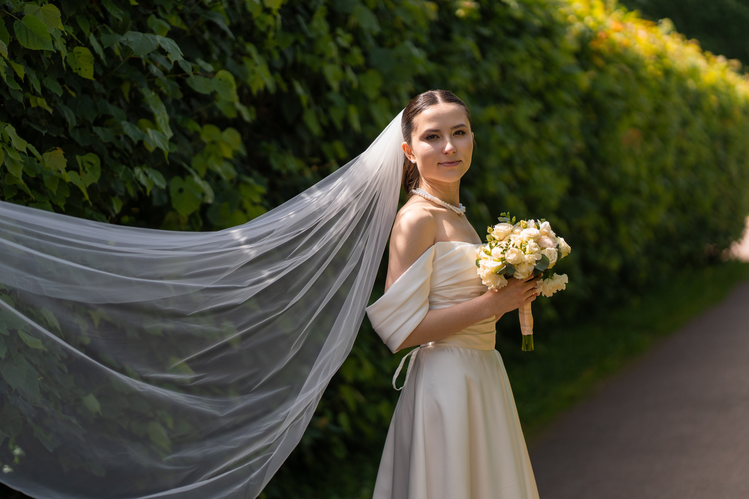 Влад и Илина в Кусково. Свадебный фотограф в Москве Анна Полушина