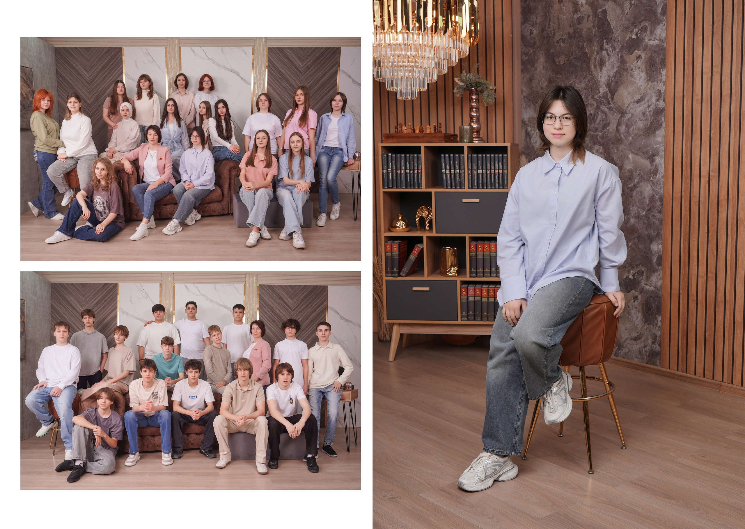 ШКОЛА 105 9 В. Красивый выпускной альбом в Краснодаре