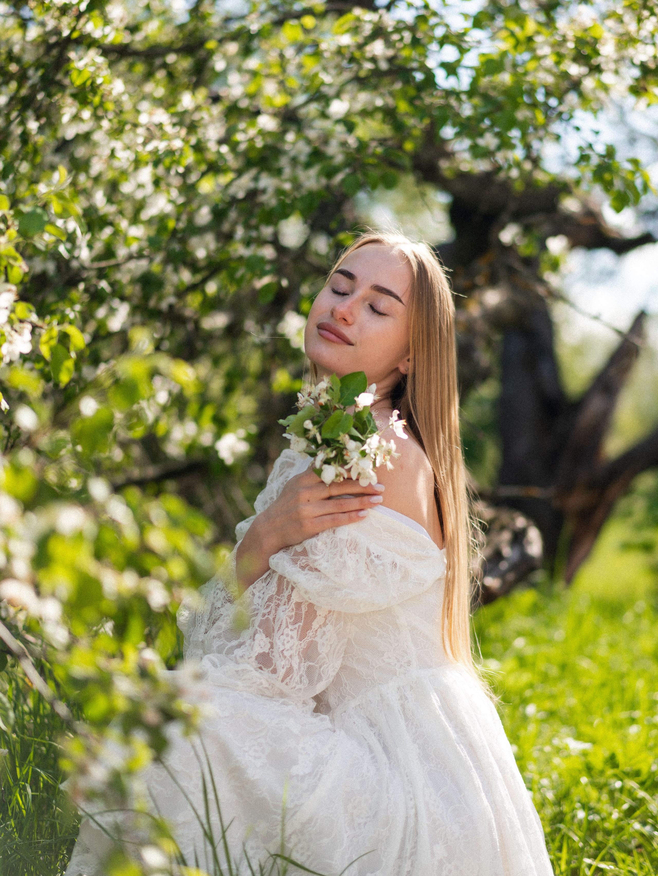 Ксения — фотосессия в весеннем стиле. Фотограф Москва