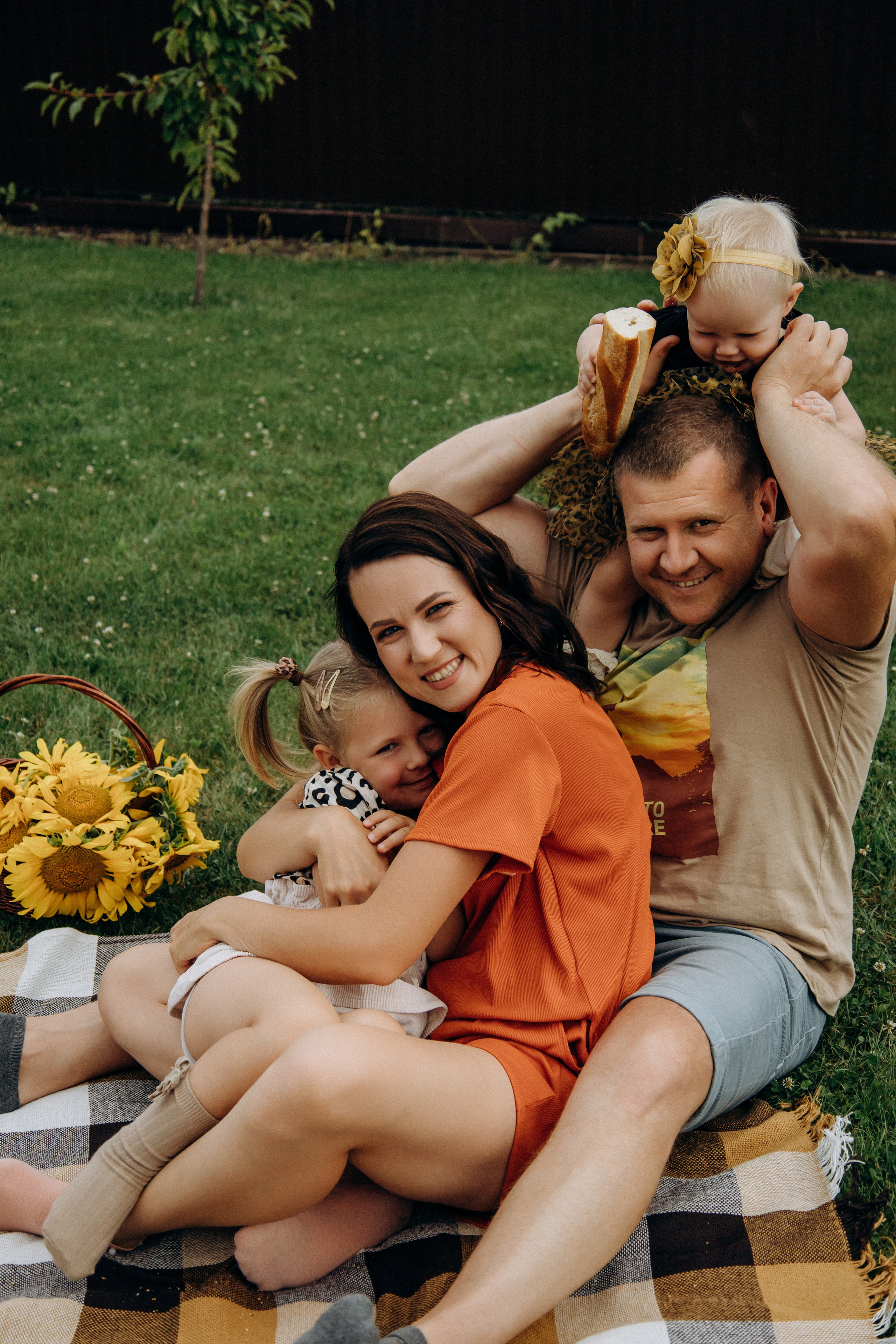 Хрустящие батоны и крошка Милана. Портретный и семейный фотограф в Воронеже Ксения Ремизова