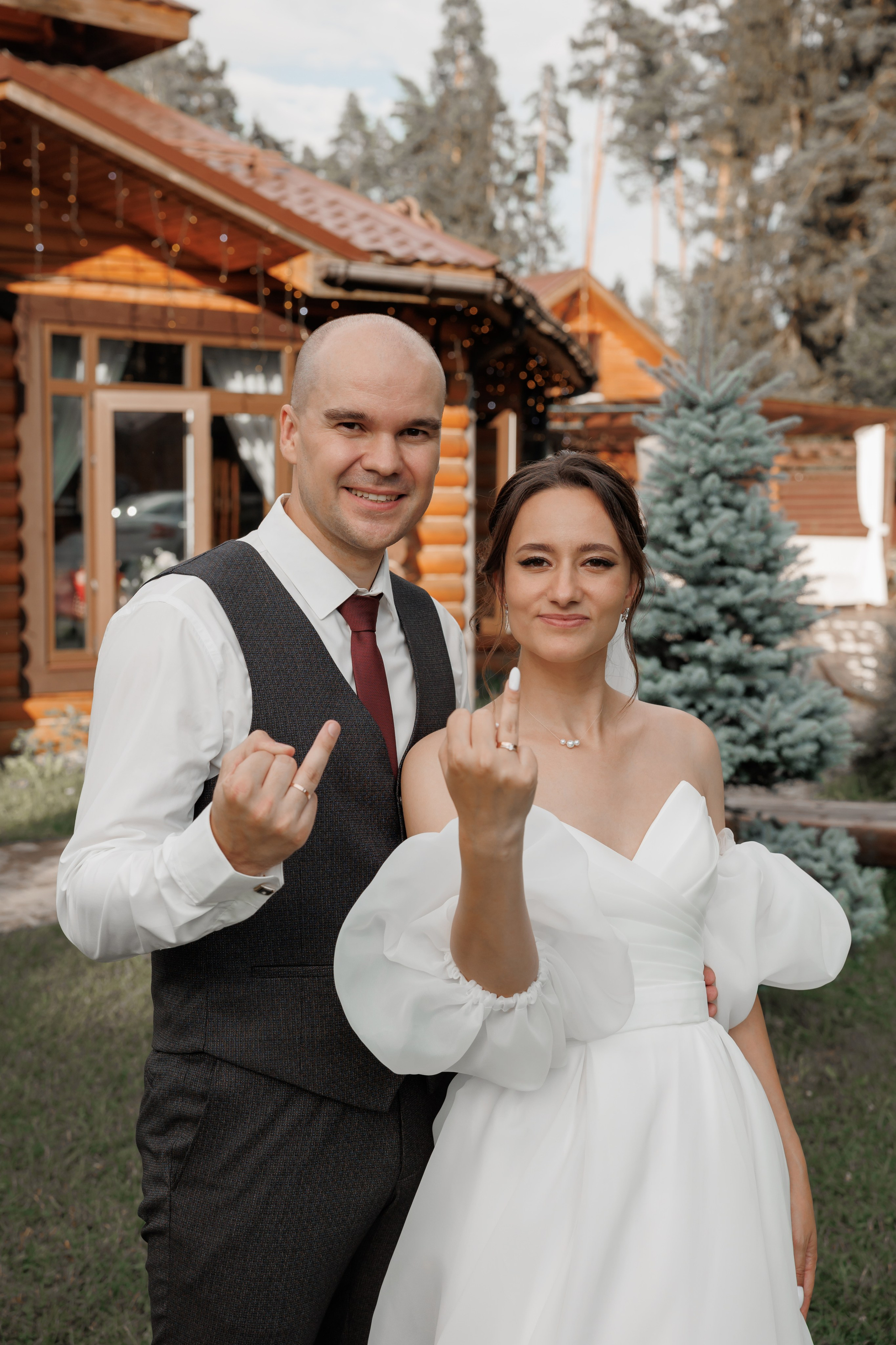 Полина и Дмитрий, загородный клуб «Барин», ЗАГС в г. Пушкино. Свадебный и репортажный фотограф (Москва, Королев и другие)