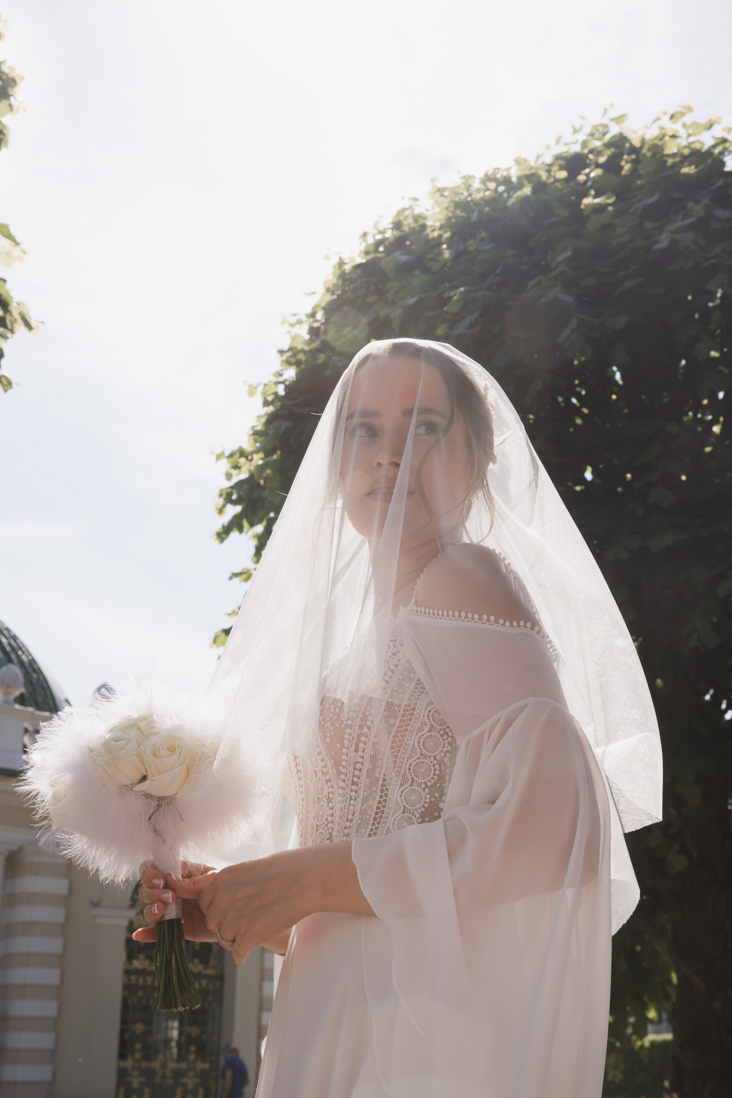 Летняя свадьба в Кусково. Свадебный и портретный фотограф в Москве Мария Кравченко