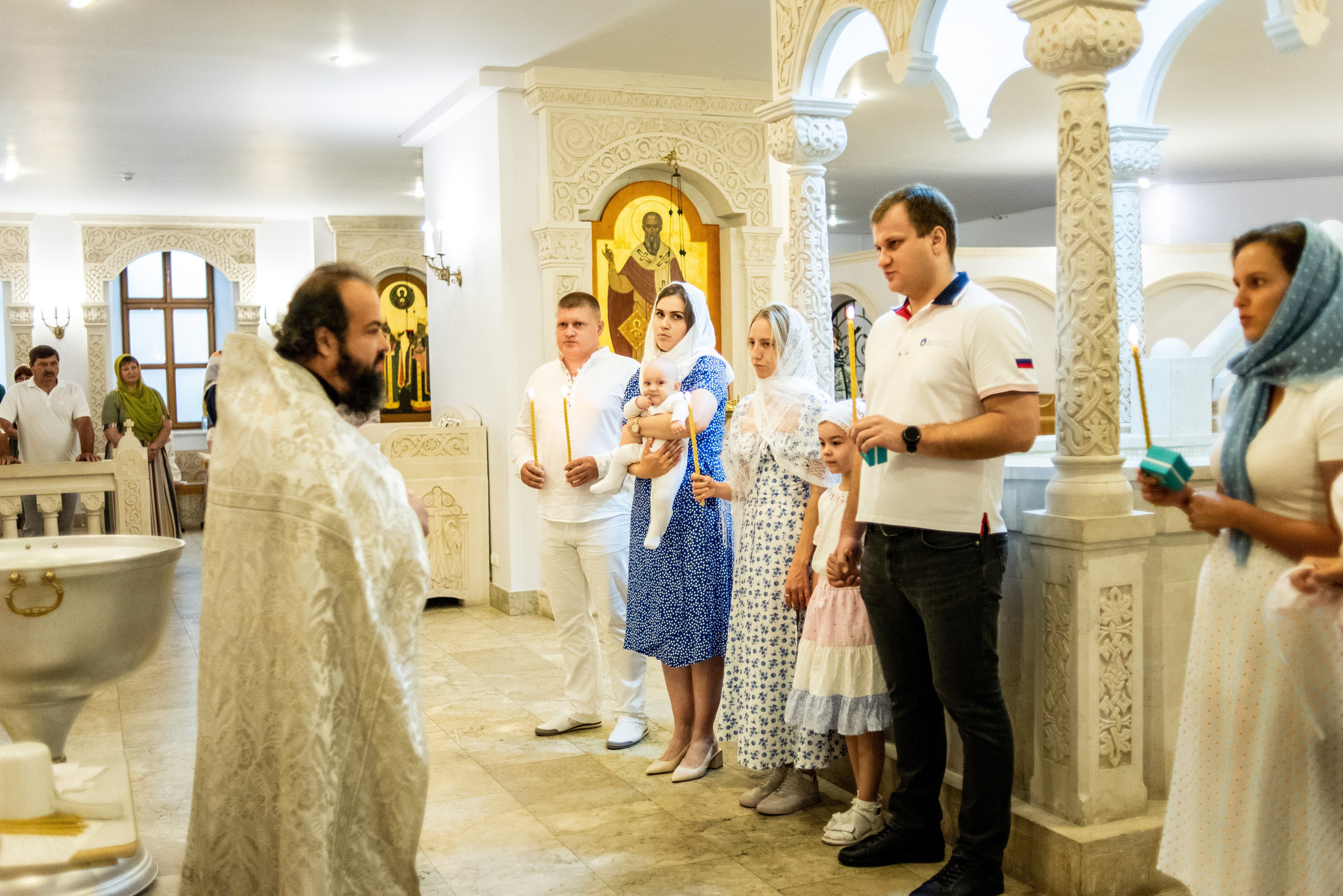 Крещении Ксении. Фотограф Юлия Попова