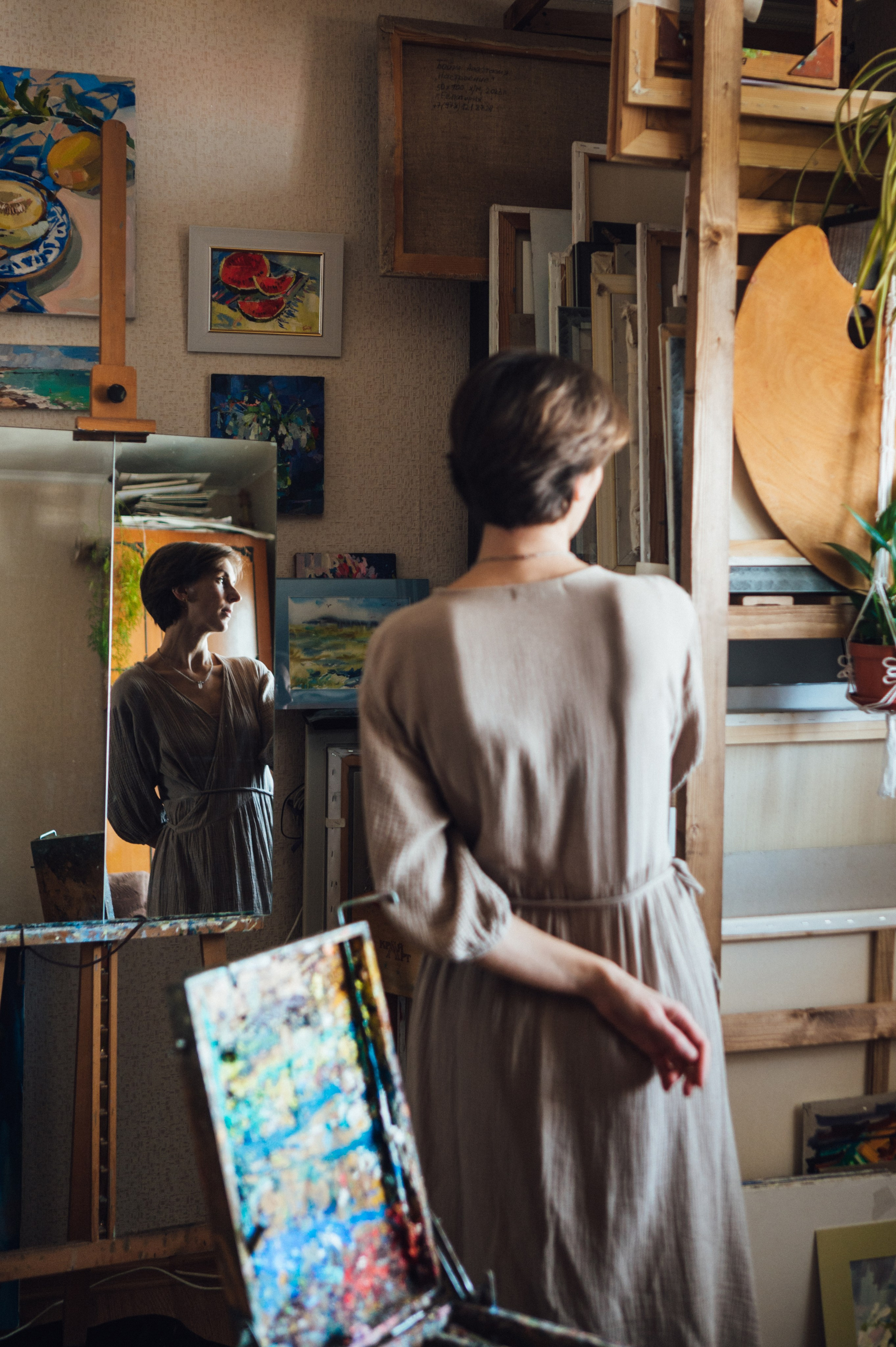 Анастасия. Фотосессия для художницы. Мария Кобзева, фотограф в Ялте, Крым