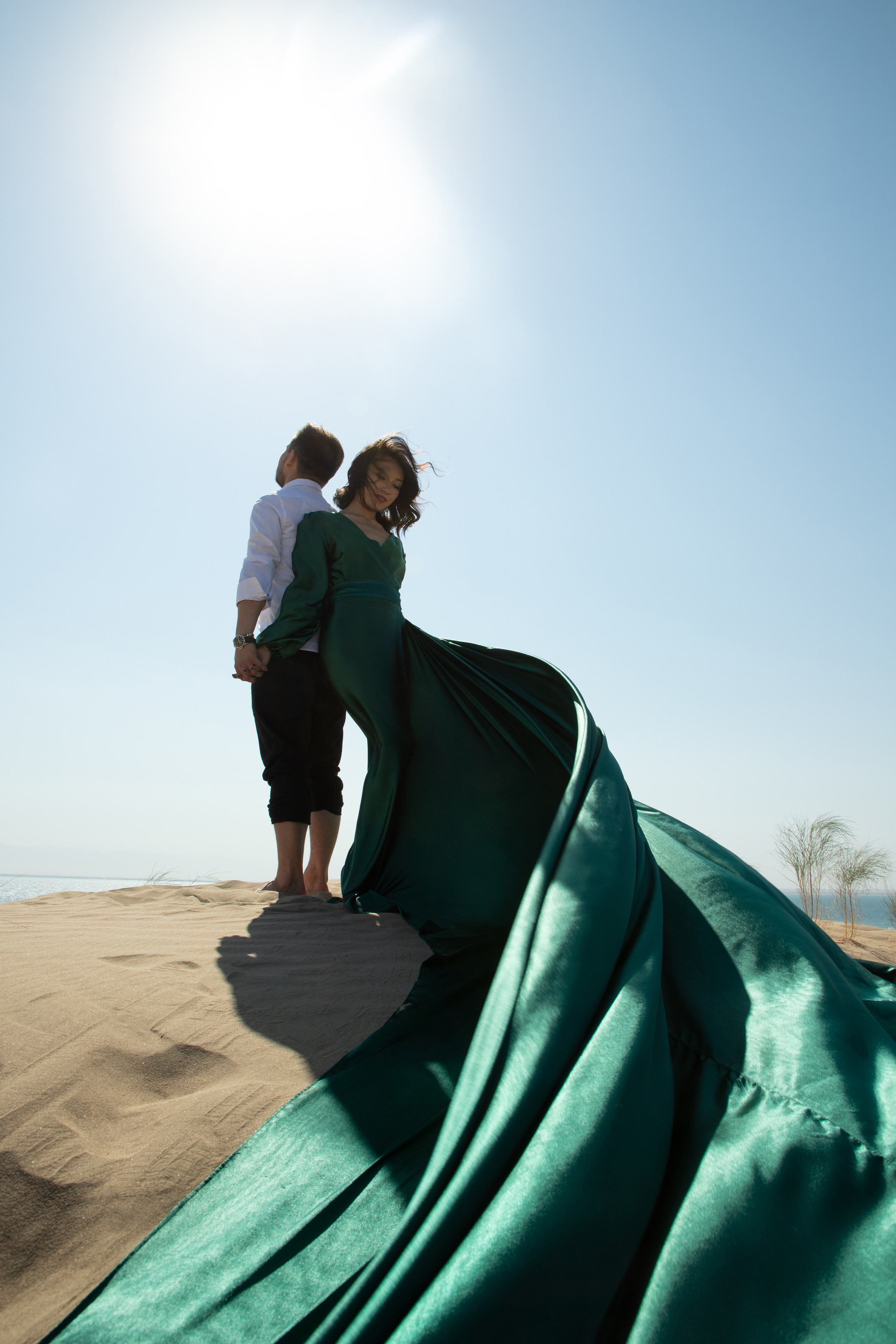 Изумрудное платье. Свадебный фотограф — Азамат Нусипбеков