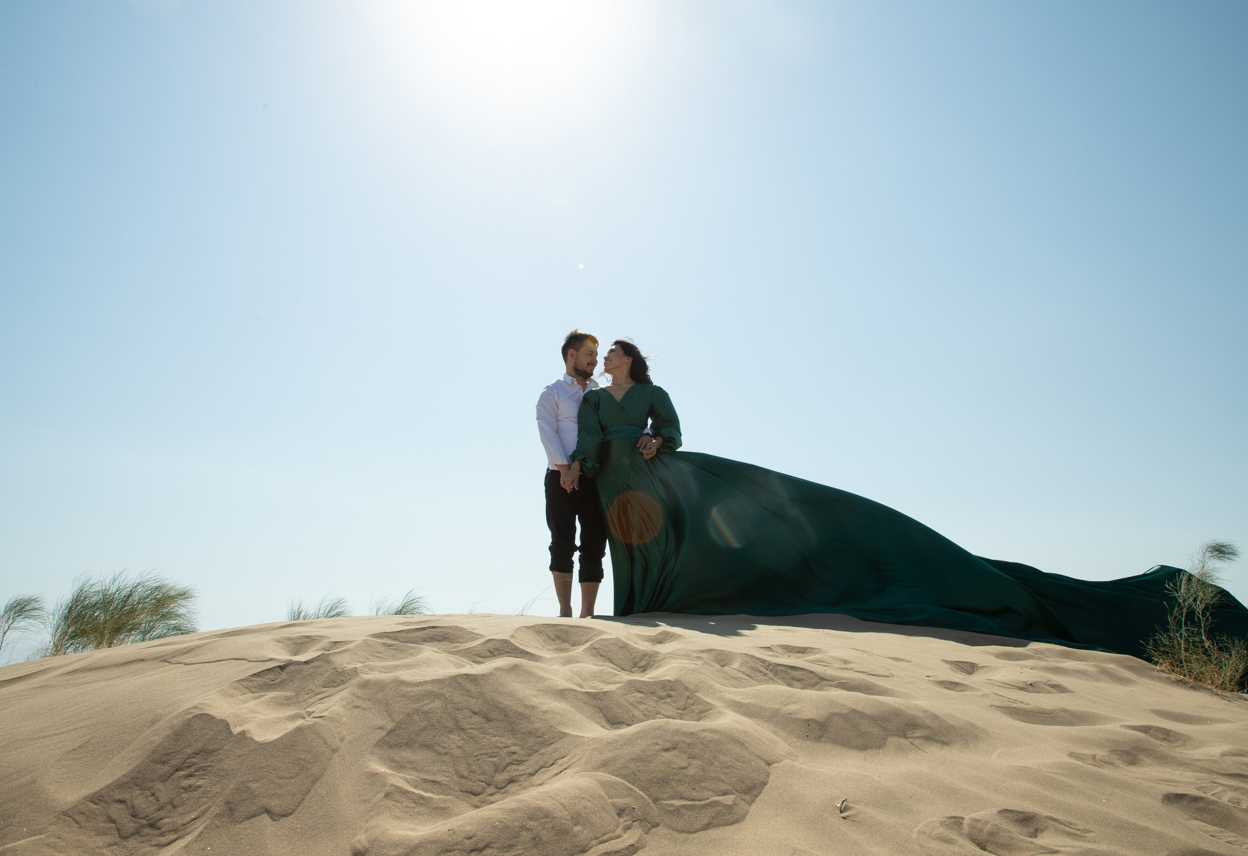 Изумрудное платье. Свадебный фотограф — Азамат Нусипбеков