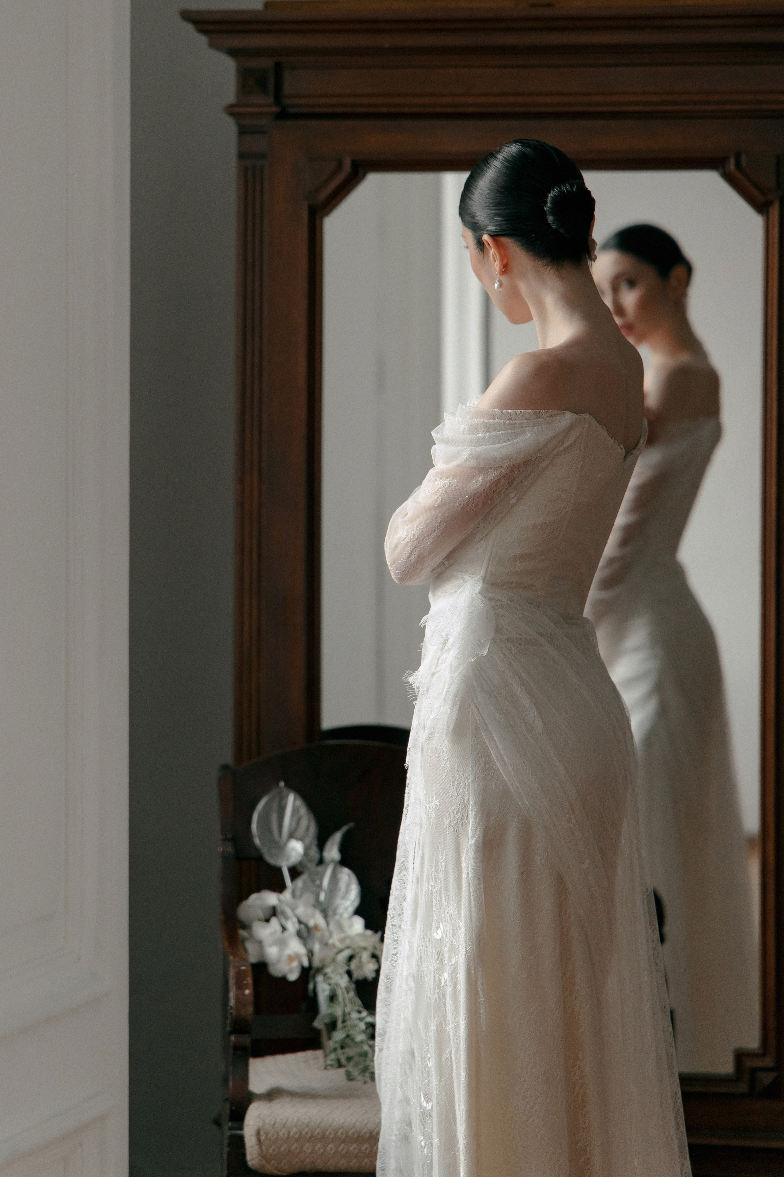 Винтажная история Полины и Дмитрия. Свадебный фотограф Москва