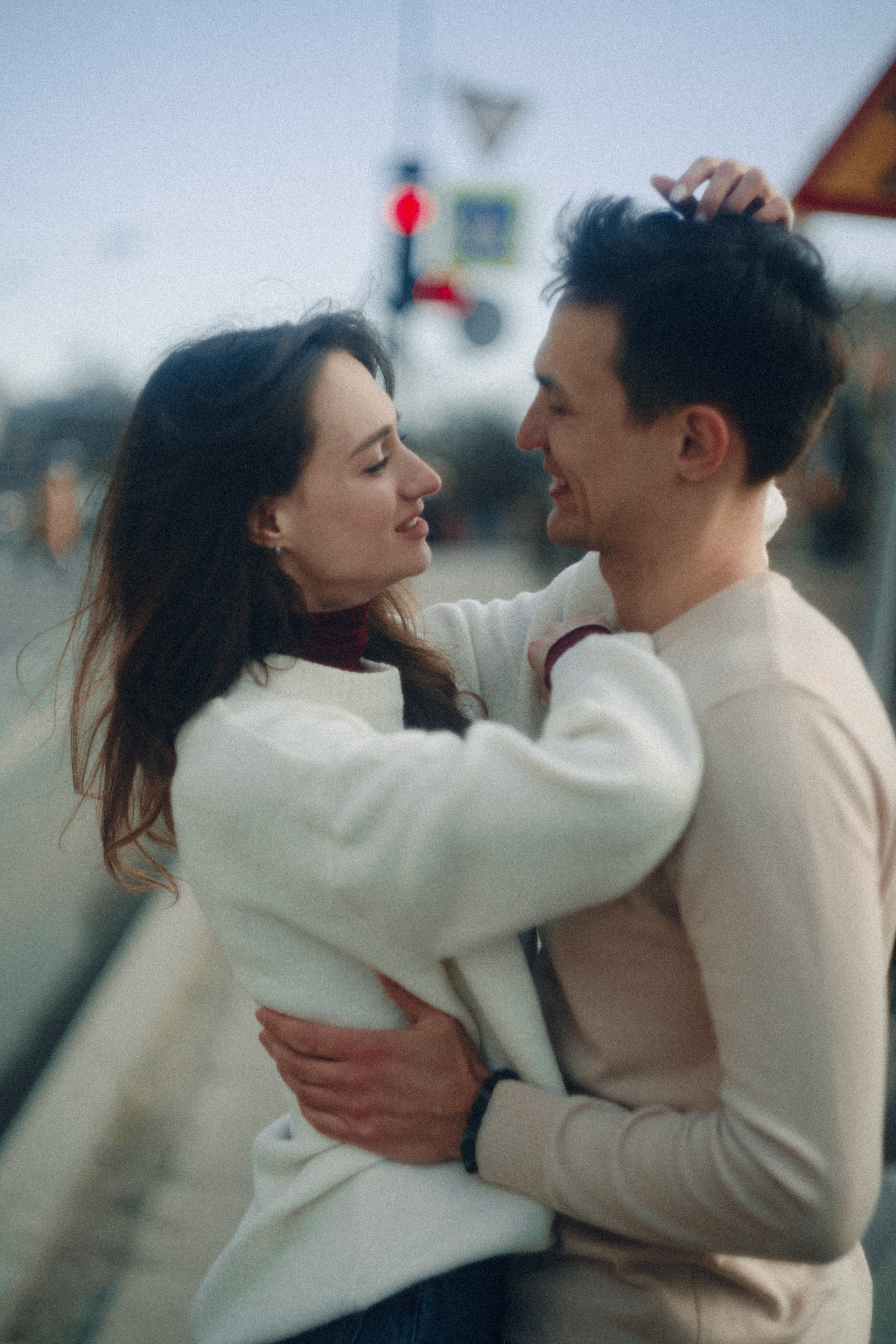 Любовная фотосъёмка на улицах в Петербурге