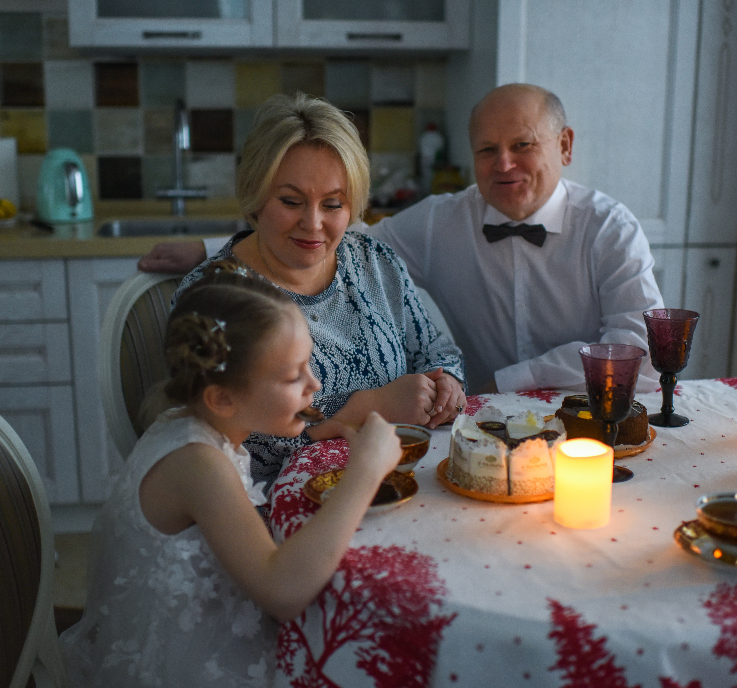 Новогодняя домашняя съемка. Семейный фотограф в Москве Анна Коропова