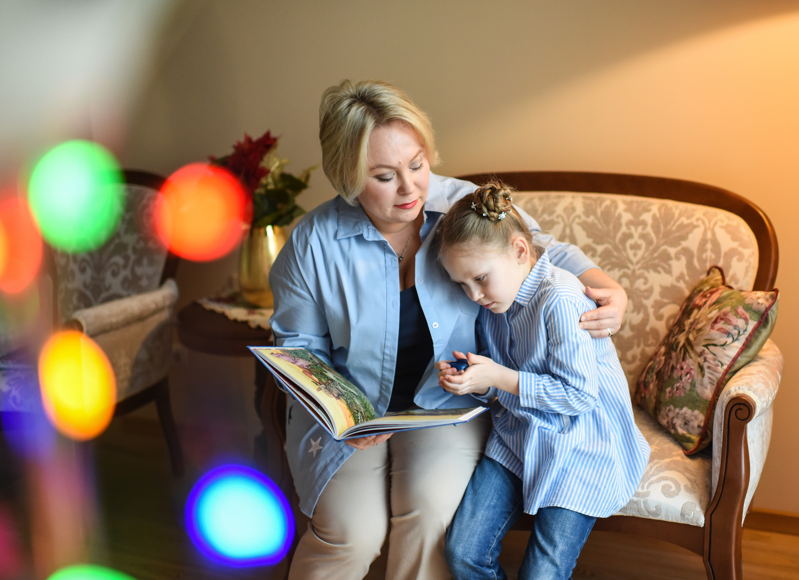 Новогодняя домашняя съемка. Семейный фотограф в Москве Анна Коропова