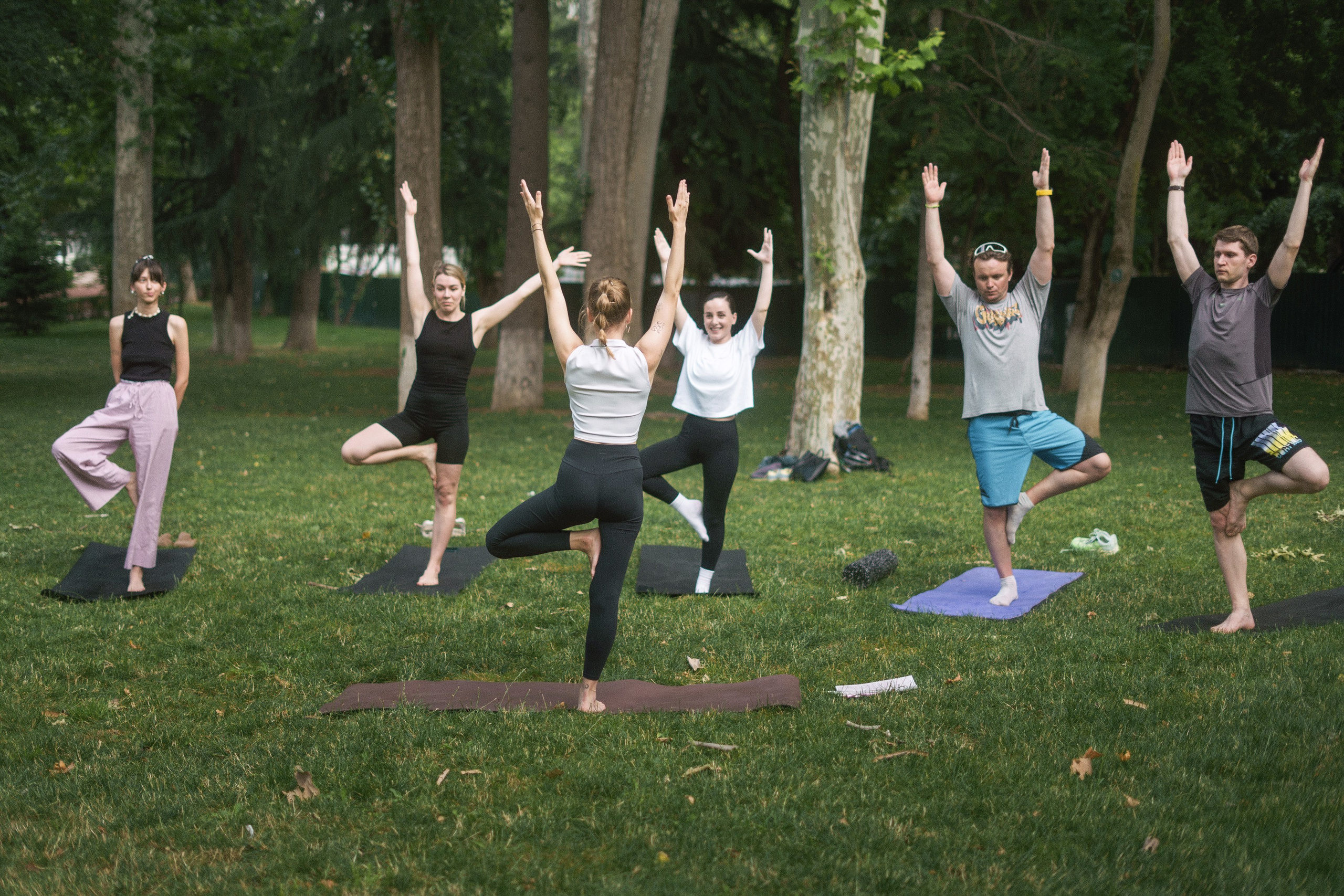Йога в парке, Тбилиси. Андрей Фадеев фото видео Тбилиси