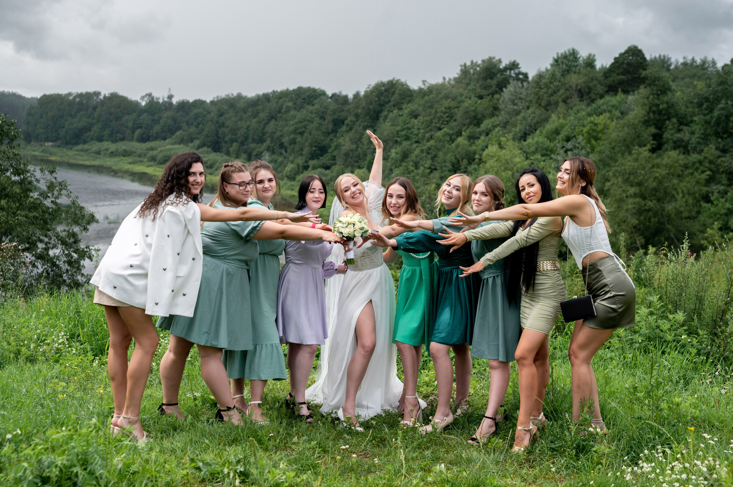 Ксения и Владислав (фотосессия в ЗАГСе и парке города Кингисеппа). Портретный, семейный и свадебный фотограф в Санкт-Петербурге и в Пушкине Ширяев Денис