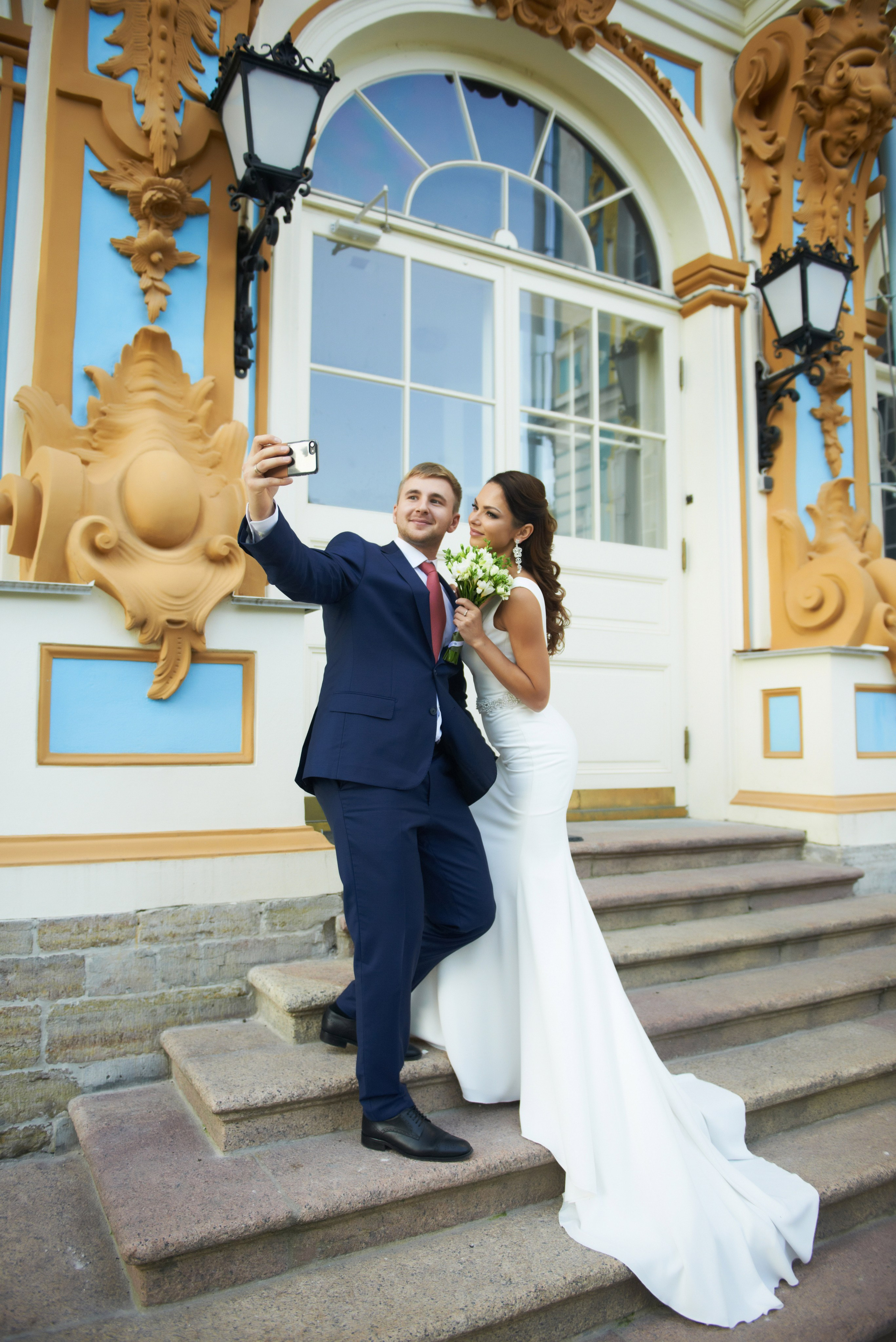 Максим и Наталья (свадебная фотосессия в Пушкине в Екатерининском парке). Портретный, семейный и свадебный фотограф в Санкт-Петербурге и в Пушкине Ширяев Денис