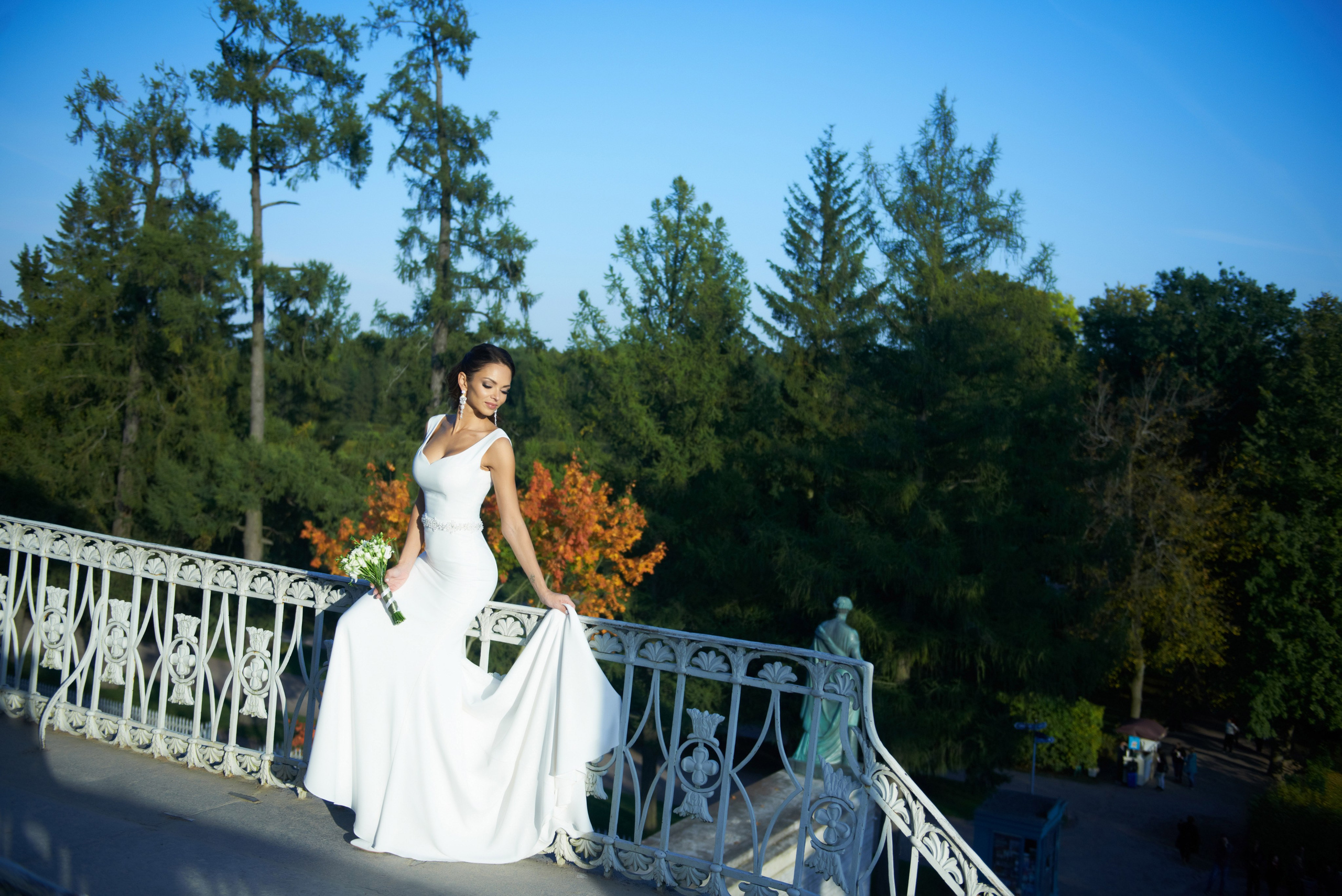 Максим и Наталья (свадебная фотосессия в Пушкине в Екатерининском парке). Портретный, семейный и свадебный фотограф в Санкт-Петербурге и в Пушкине Ширяев Денис