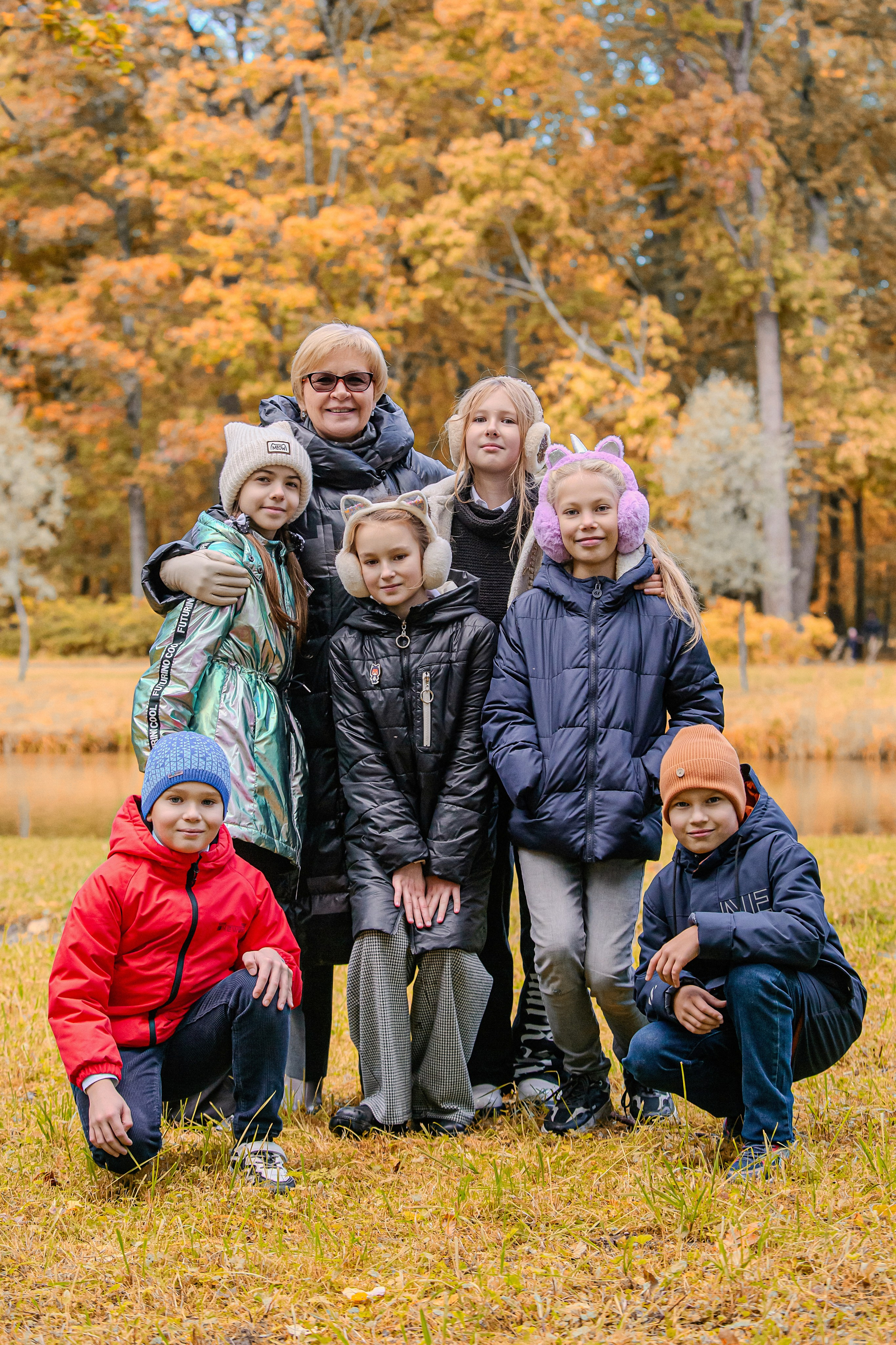 Осень. Начальная школа. Свадебный, семейный, детский фотограф в Санкт-Петербурге