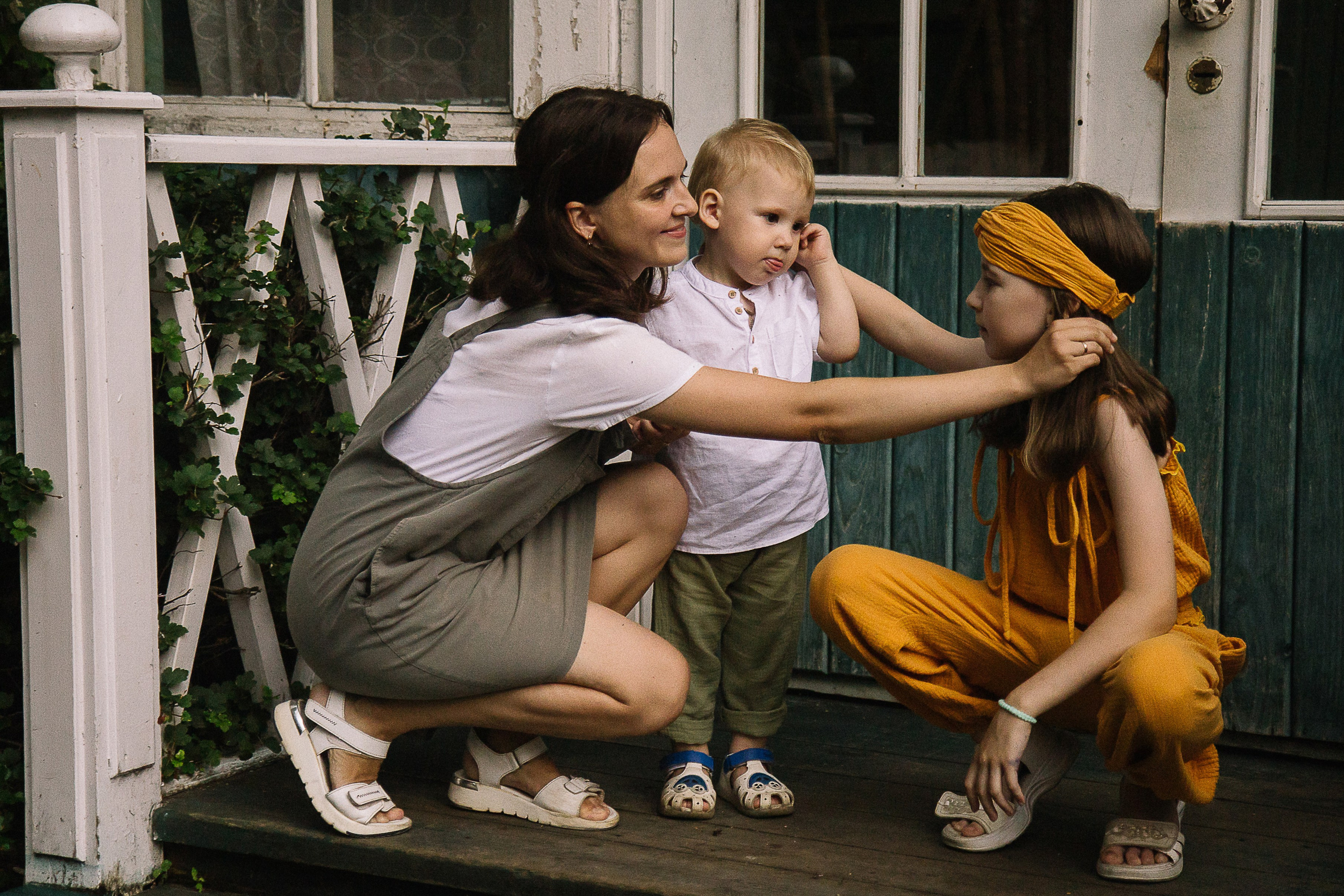 Семейная фотосессия перед грозой. Семейный фотограф в Томске Максимова Екатерина