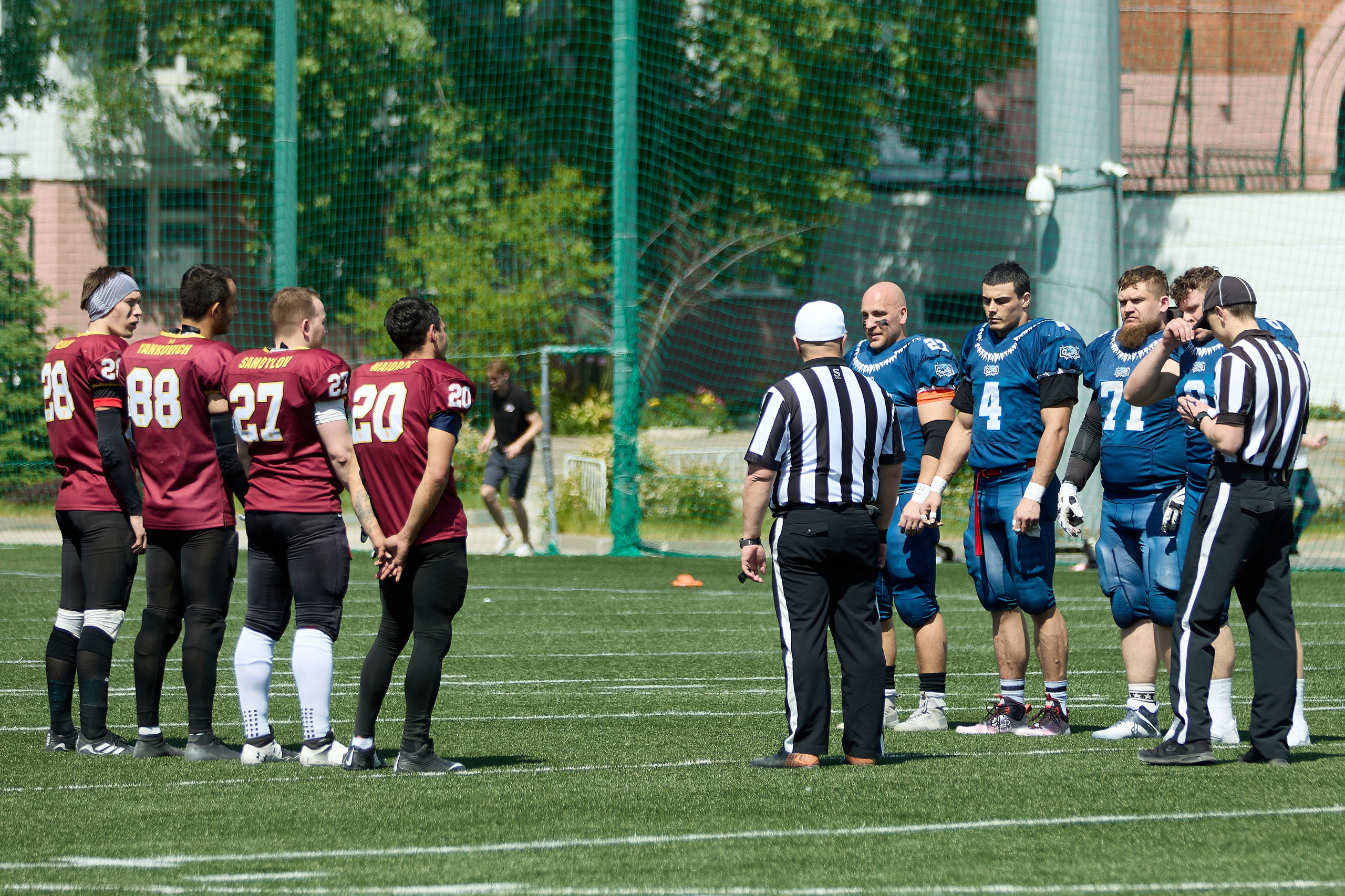 Американский футбол. Матч Чемпионата России. Светлана Родионова — фотограф спортивный и не только
