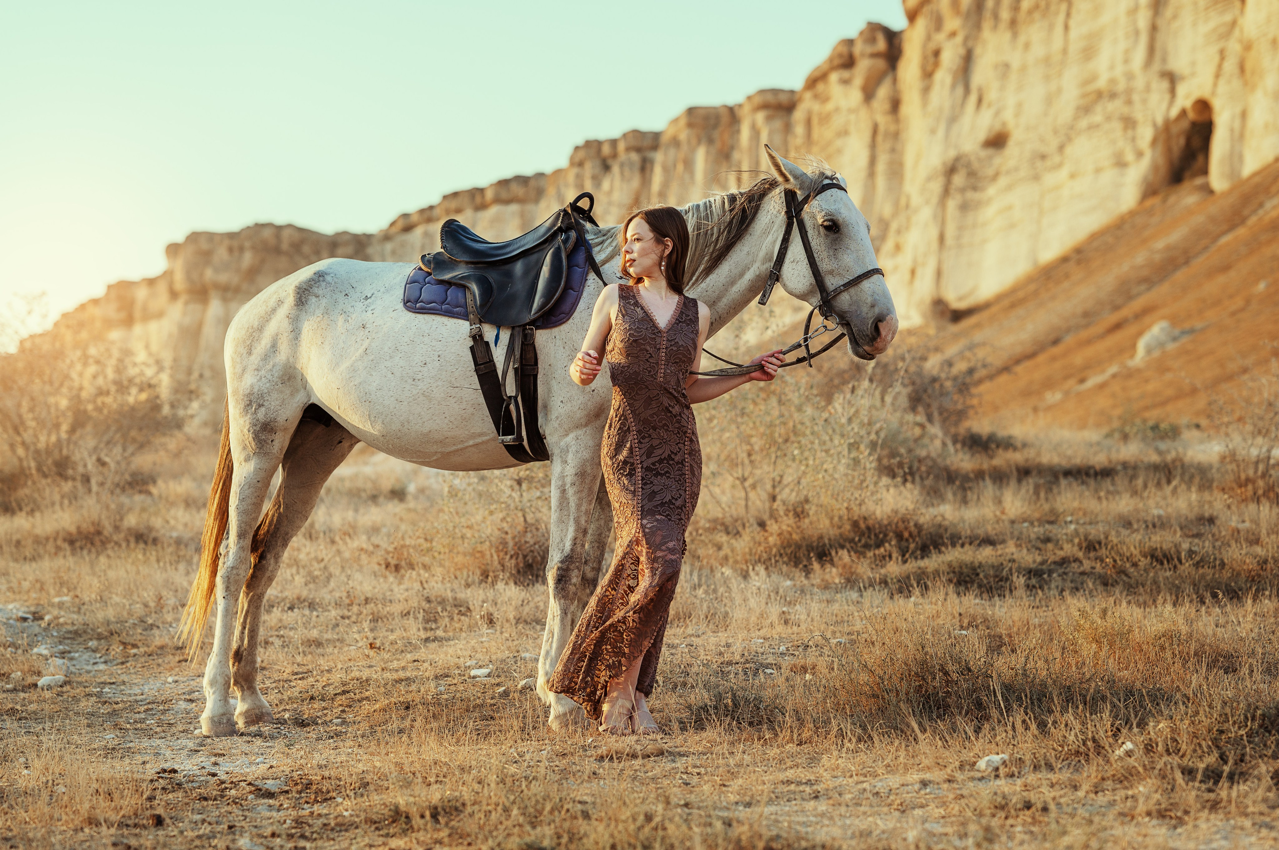 Белая Скала, фотосессия с лошадями. Выездные фотосессии по Крыму. Фотограф Ольга Топоривская.