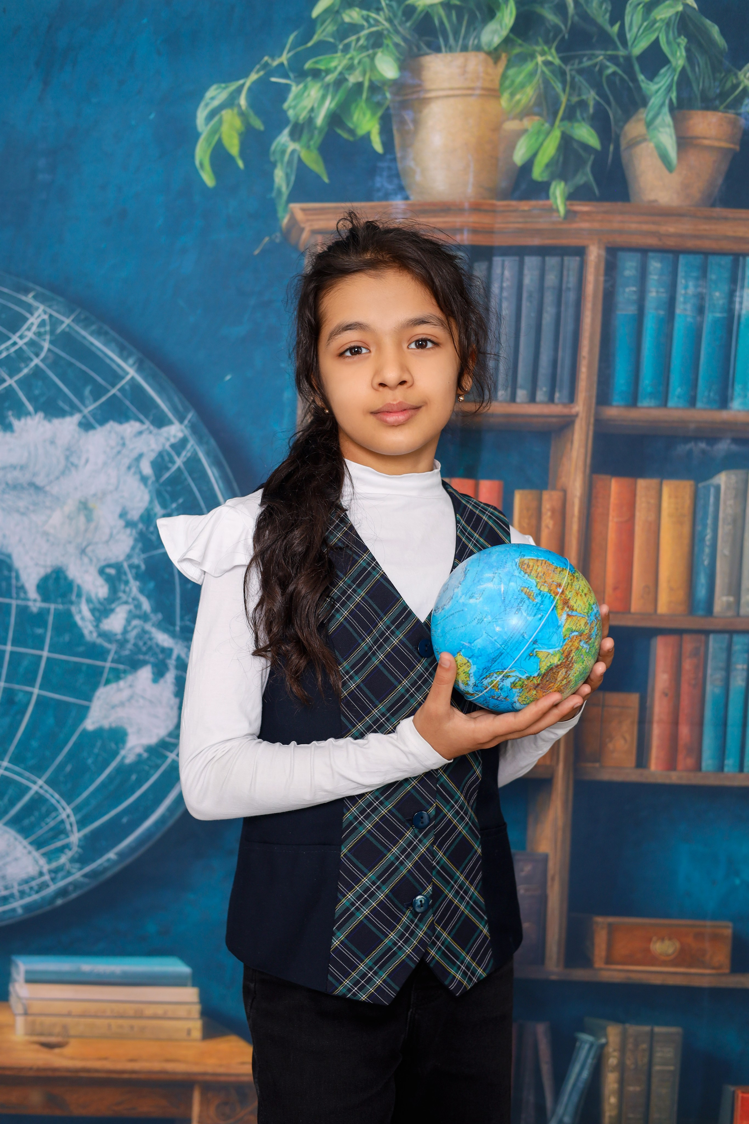 Фон " БИБЛИОТЕКА». Фотостудия «Стремянка».Фотосессии в детских садах и школах