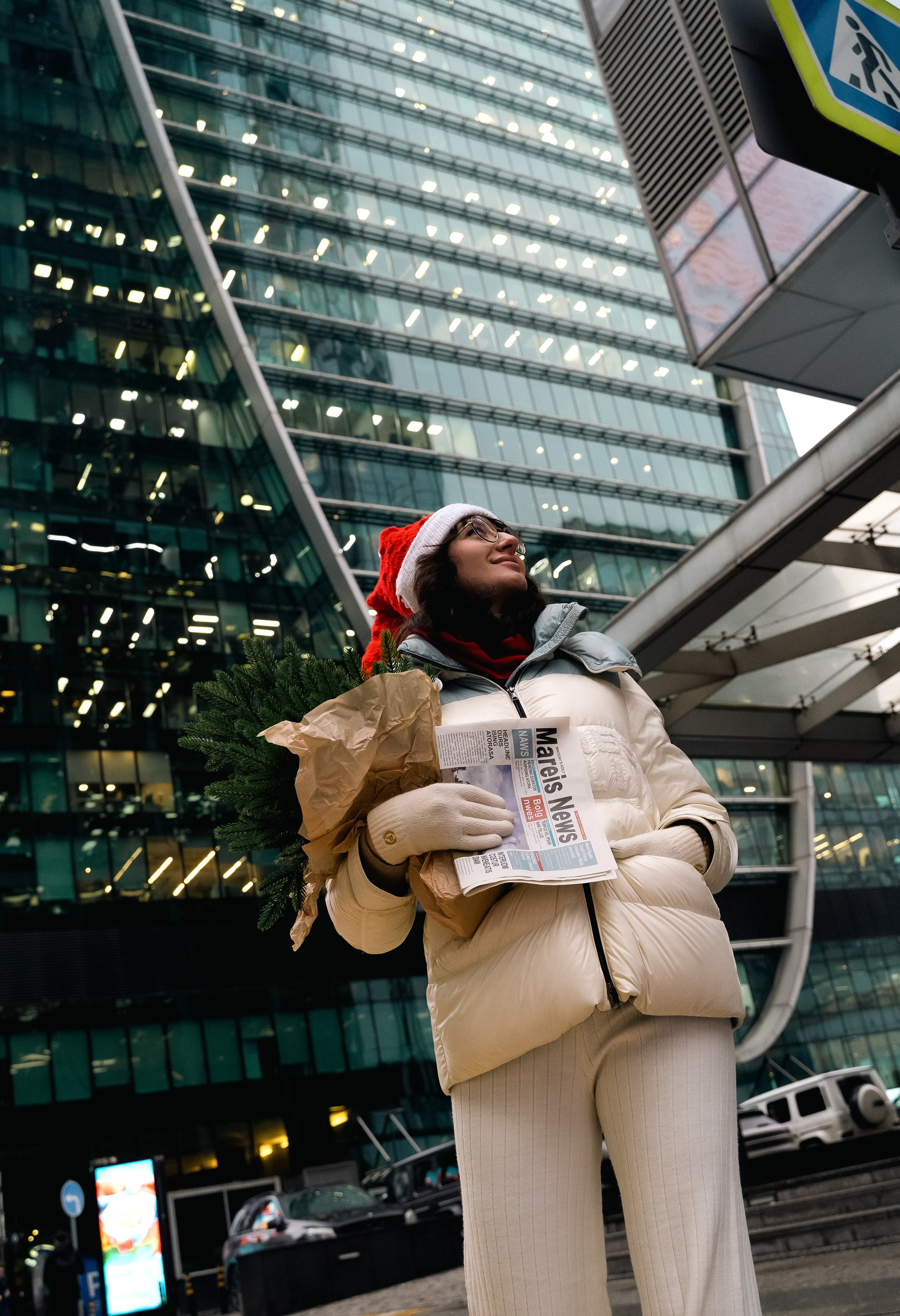 Moscow Sity winter Кристина. Контент фотограф в Москве Кулич Настя