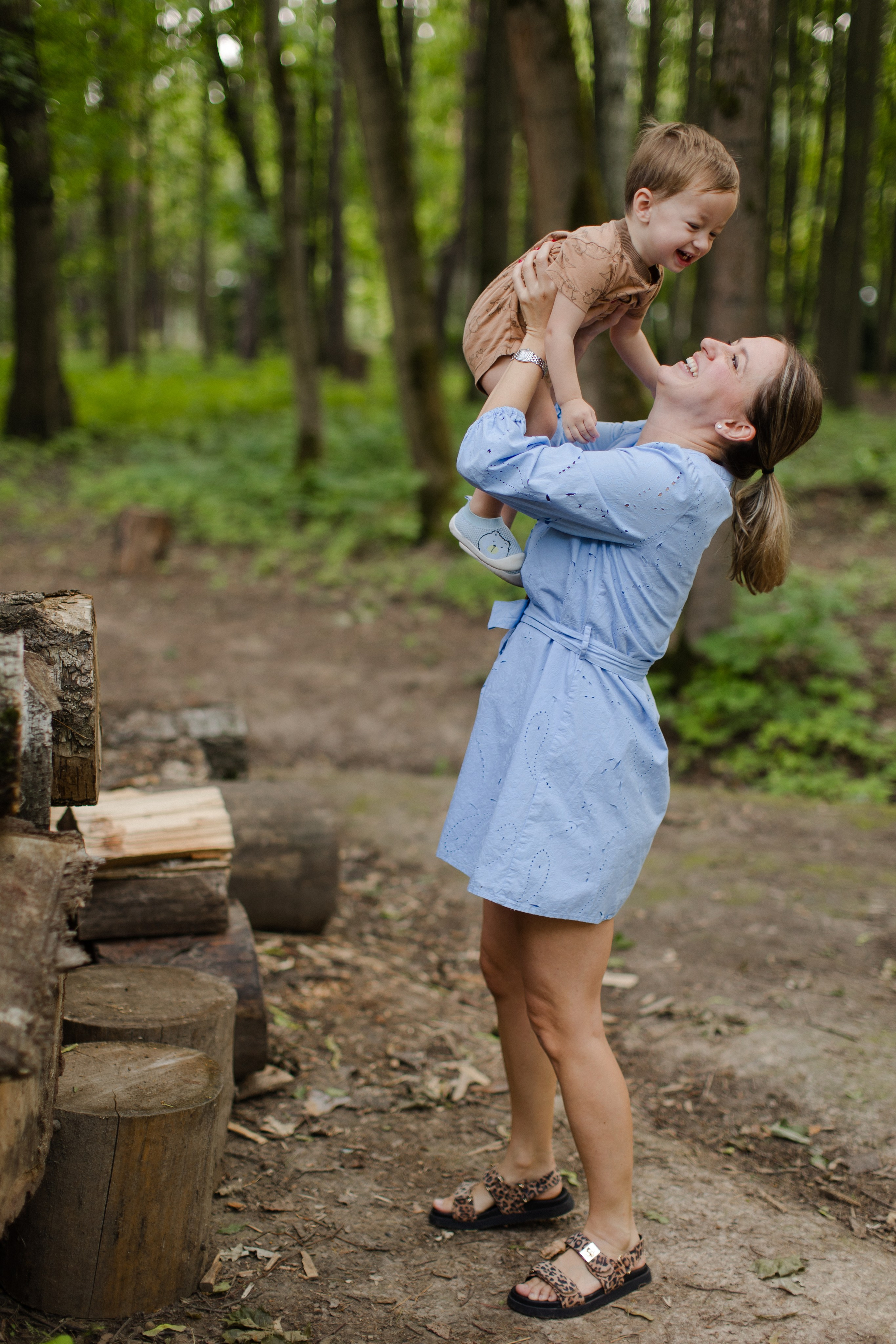 Прогулка в парке. Семейный и детский фотограф в Москве Кузьмина Мария