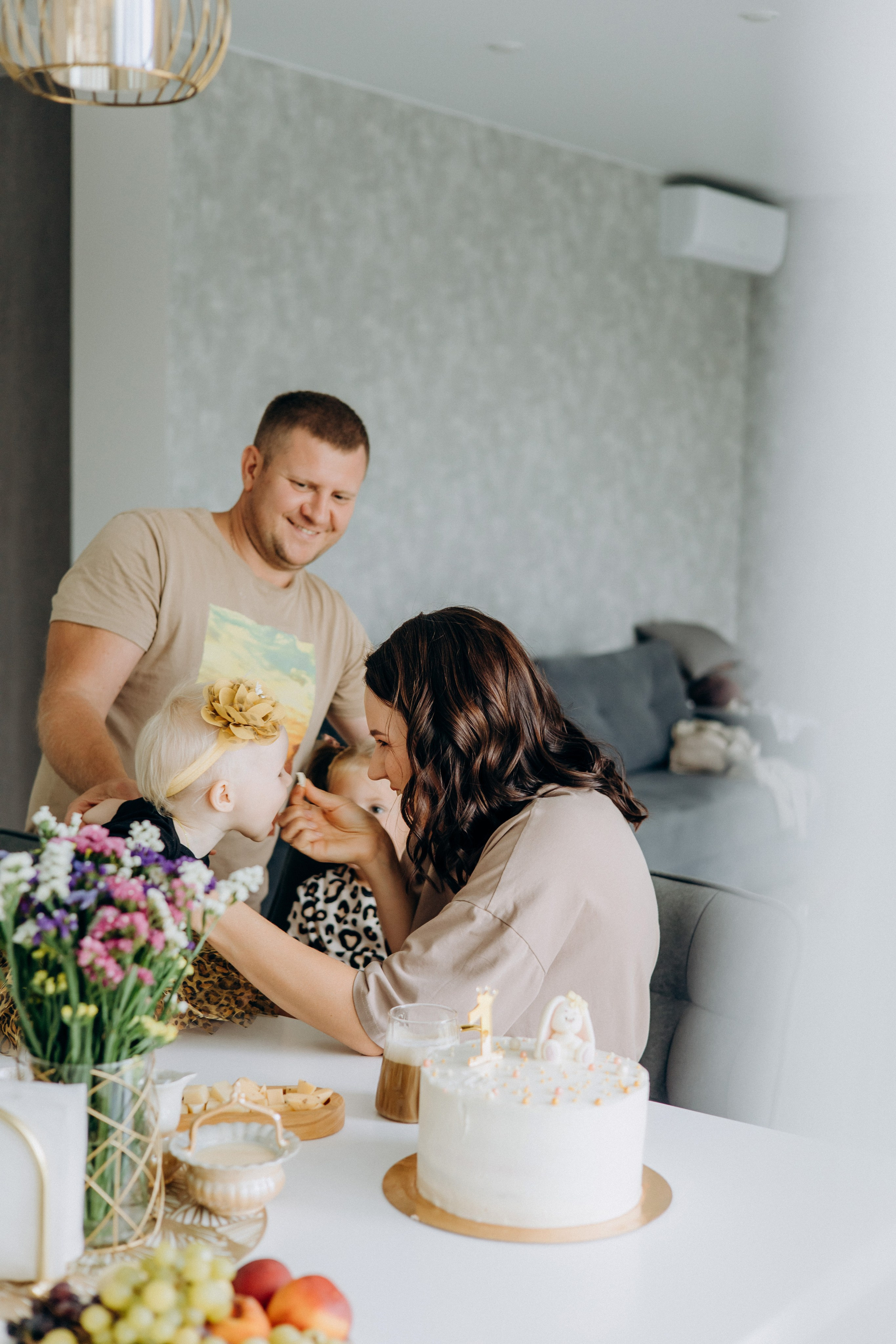 Праздничный завтрак в кругу семьи. Портретный и семейный фотограф в Воронеже Ксения Ремизова