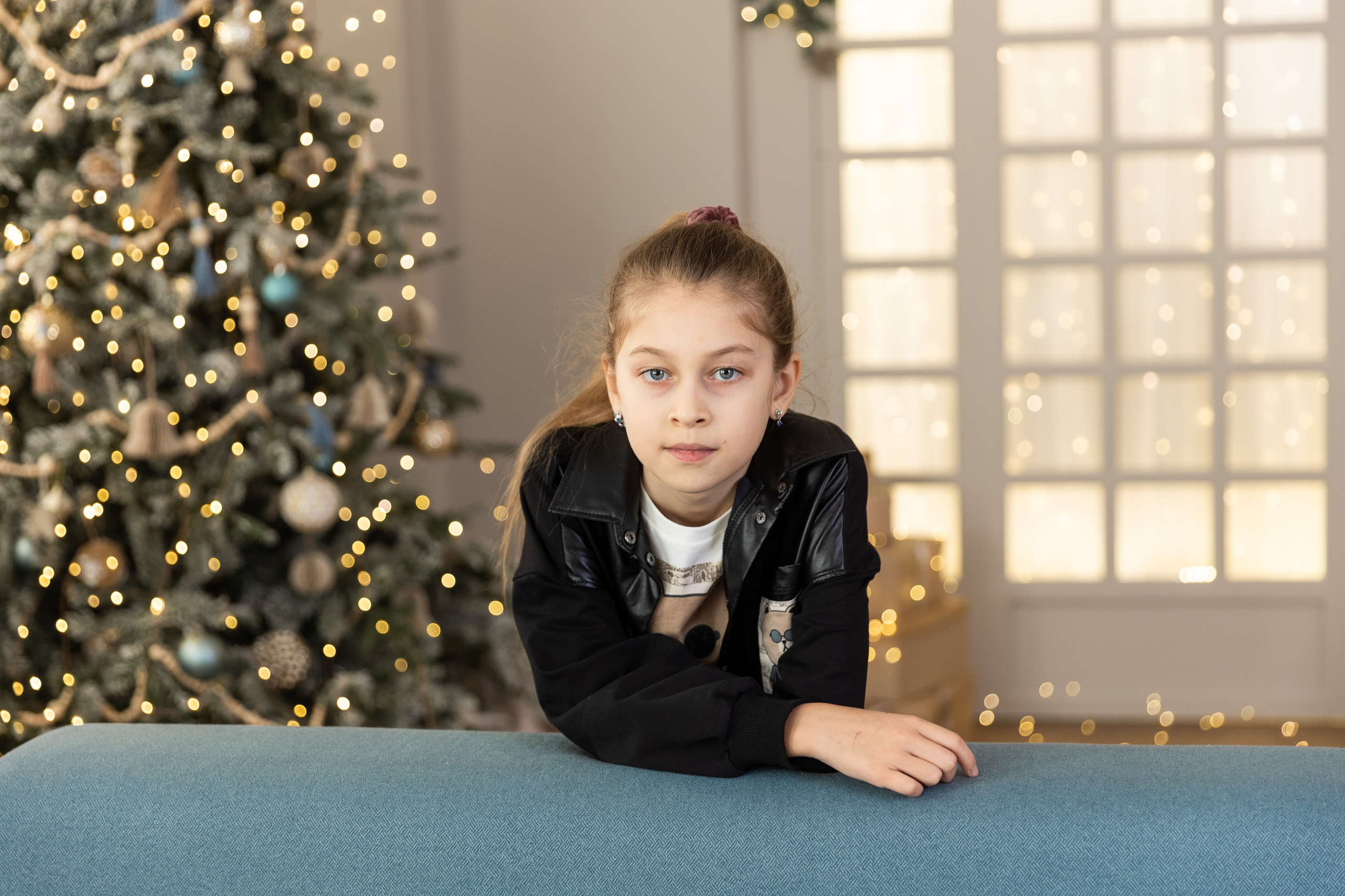 Новогодняя фотосессия в студии 4 класс. Семейный, детский, школьный фотограф в Благовещенске Яна Белоусова