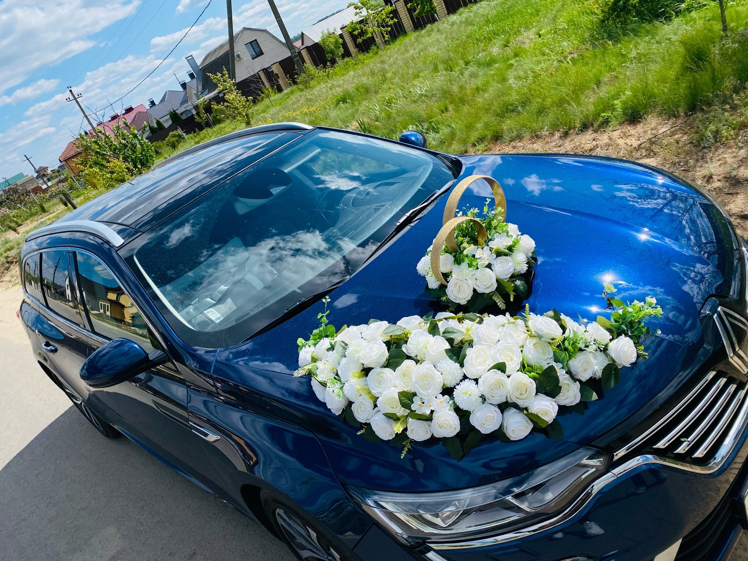 Свадебные украшения на а/м. Семейный свадебный фотограф в Воронеже и Россоши