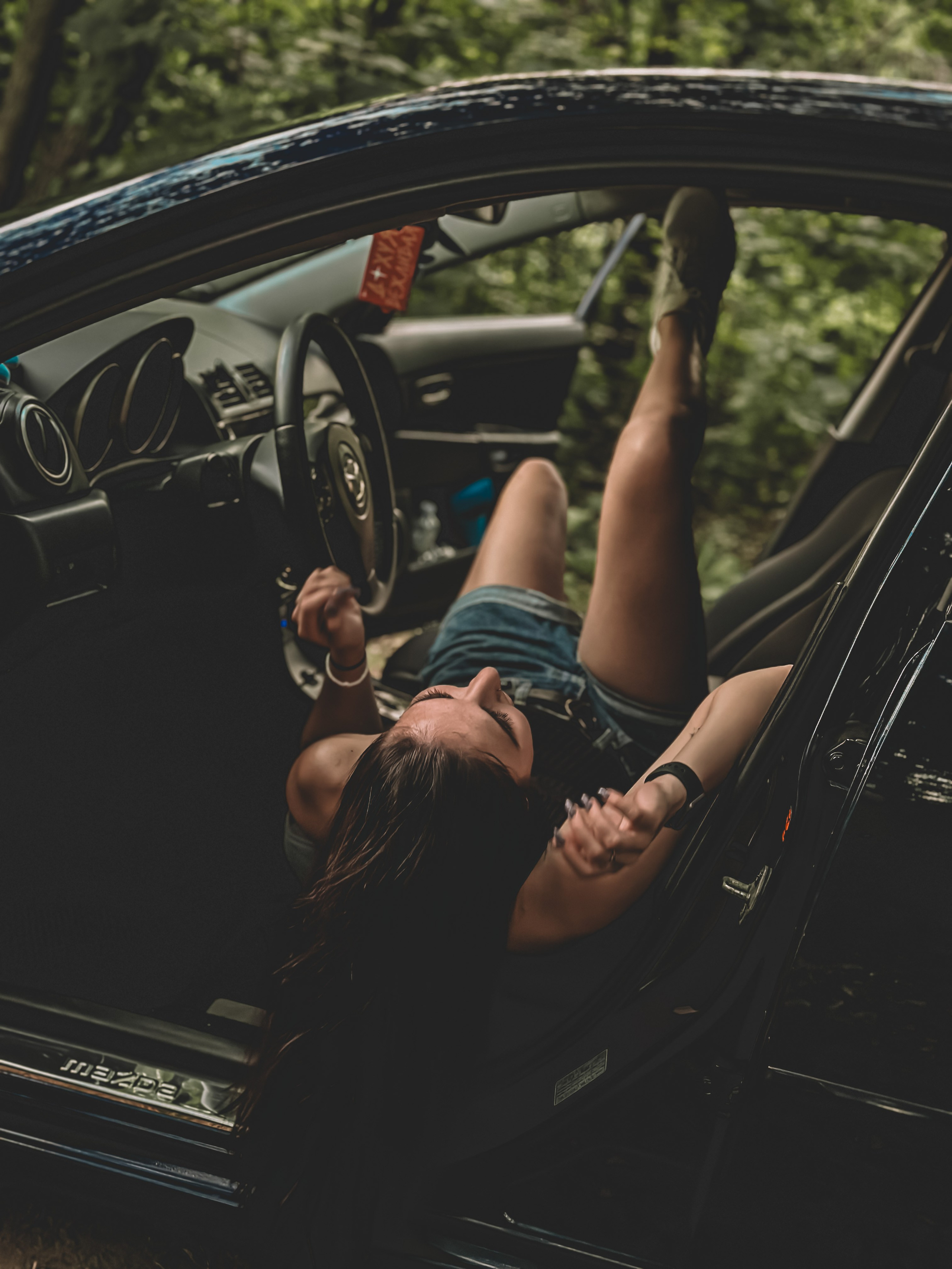 Тандем Драйва: фотосессия вас и вашего автомобиля. Карина и Mazda. Ирина Санрайз — Автомобильный фотограф в Москве