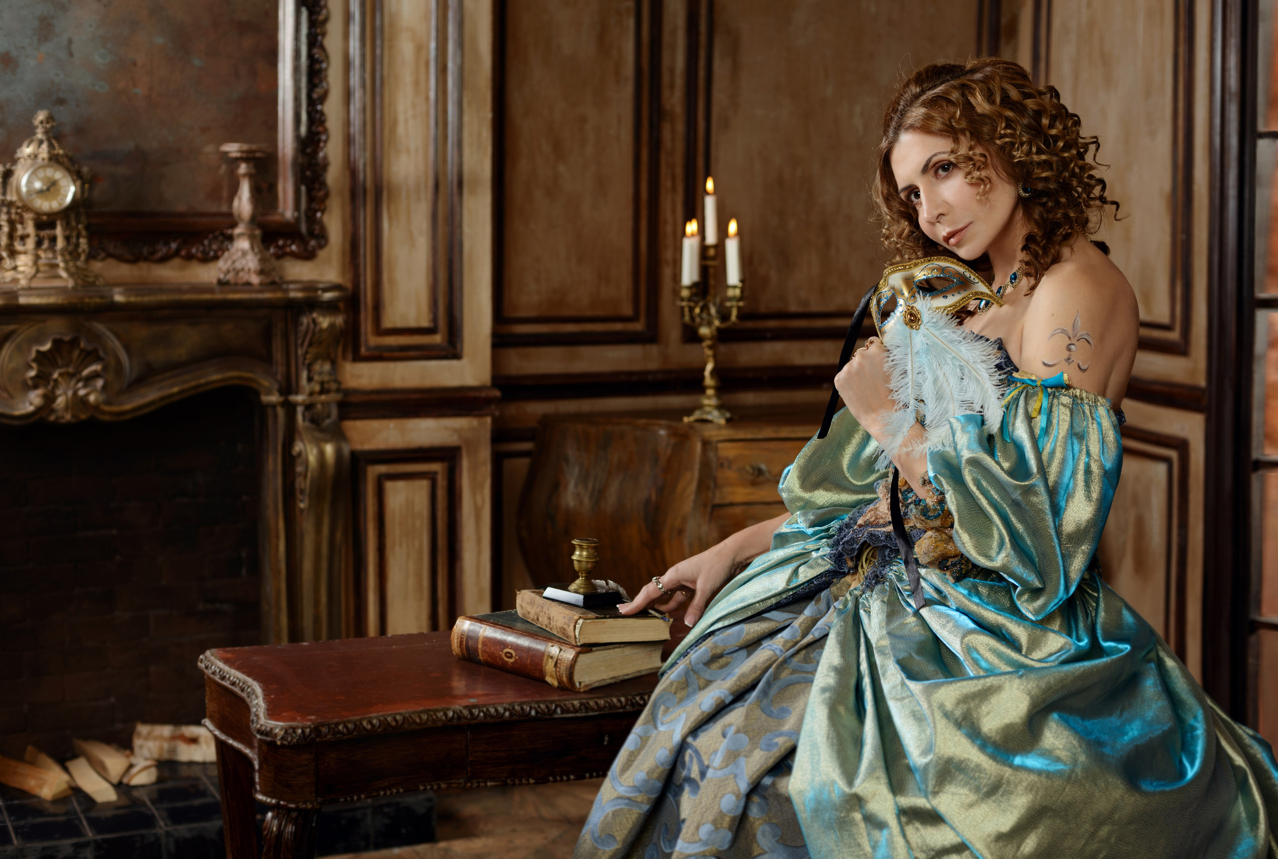 Историческая фотосессия как в кино Три Мушкетера в образе Миледи