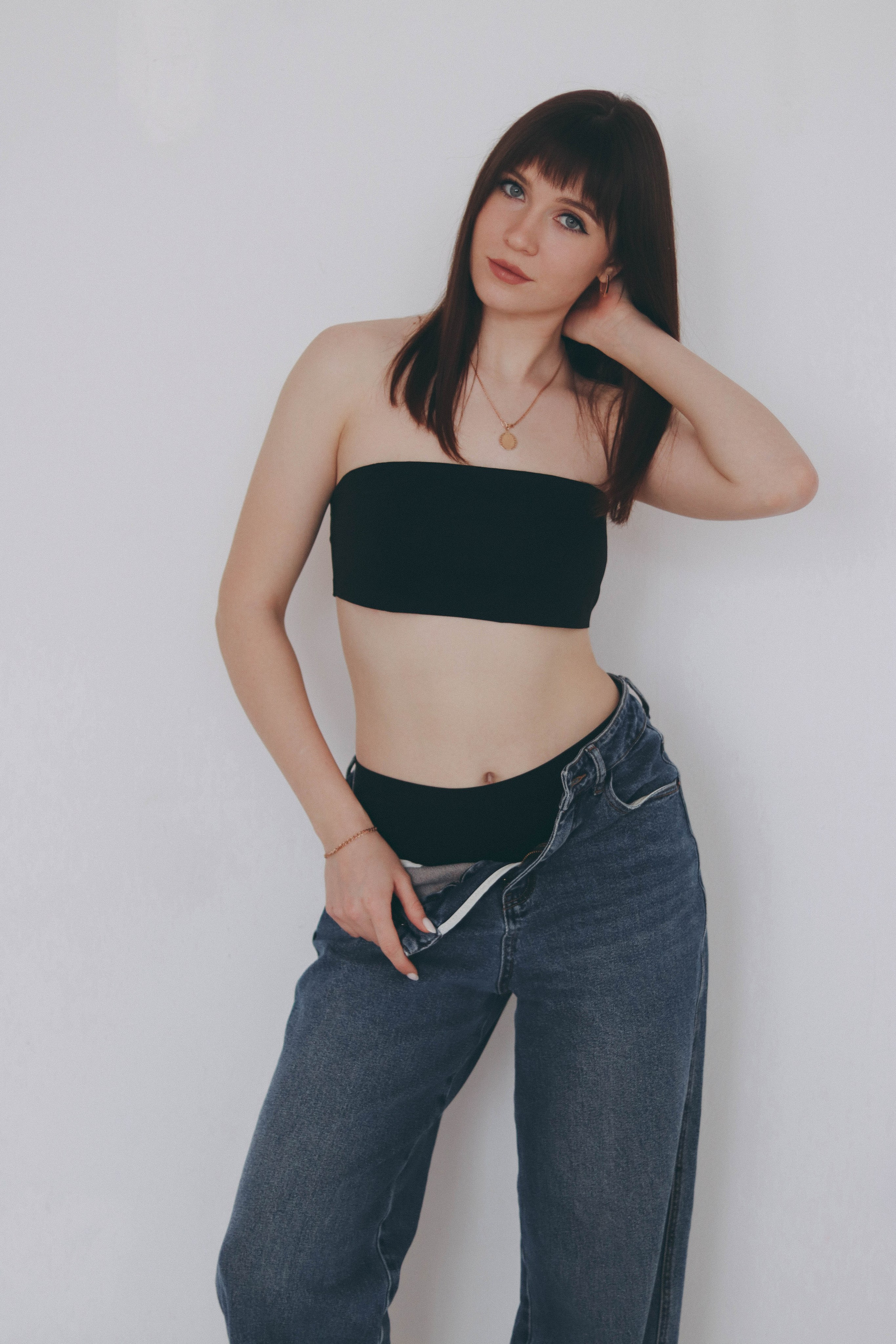 Фотосъёмка Вики в студии. Фотограф Самара Лена Мандарин